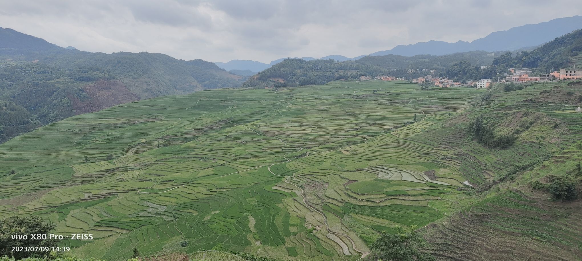 新民镇万亩梯田观景台旅行图片 1