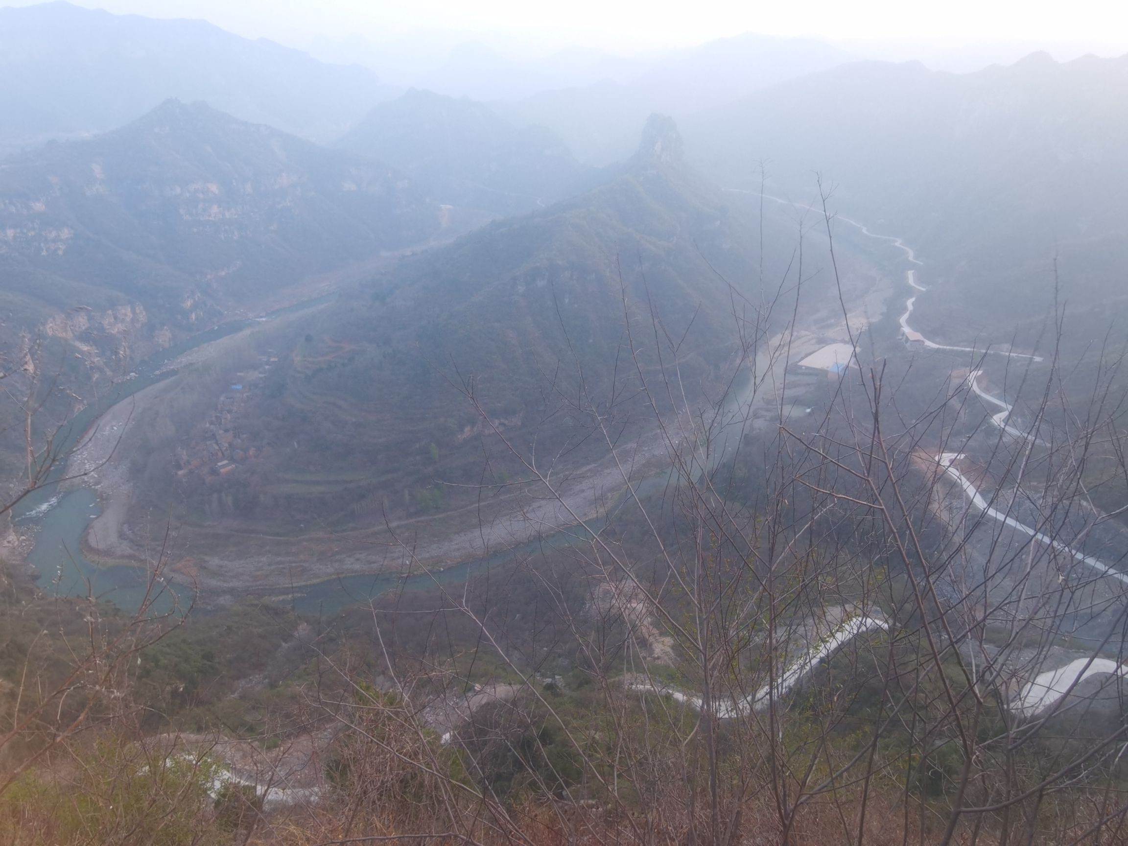 沁河第一湾观景平台旅行图片 2
