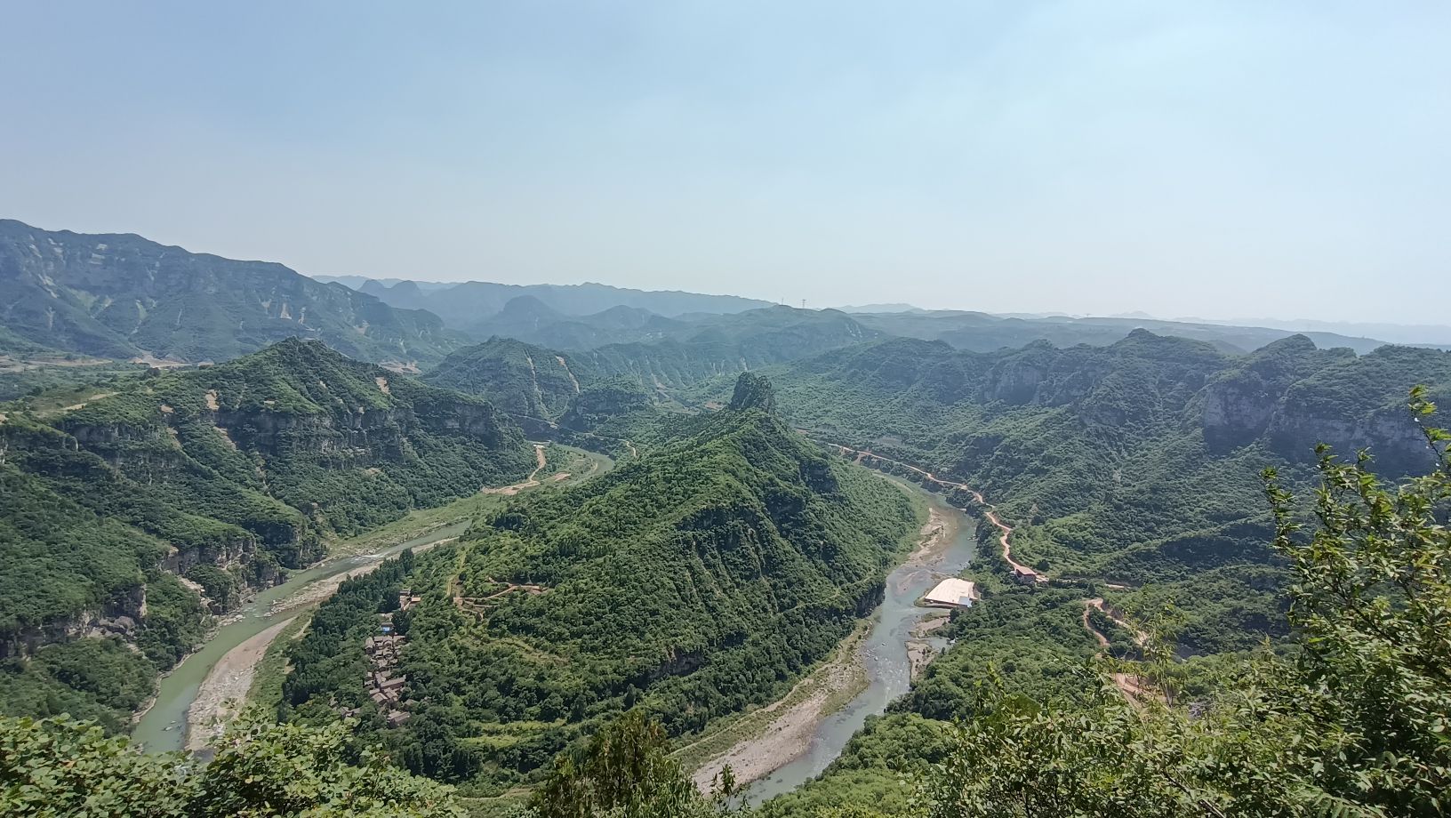 沁河第一湾观景平台旅行图片 2