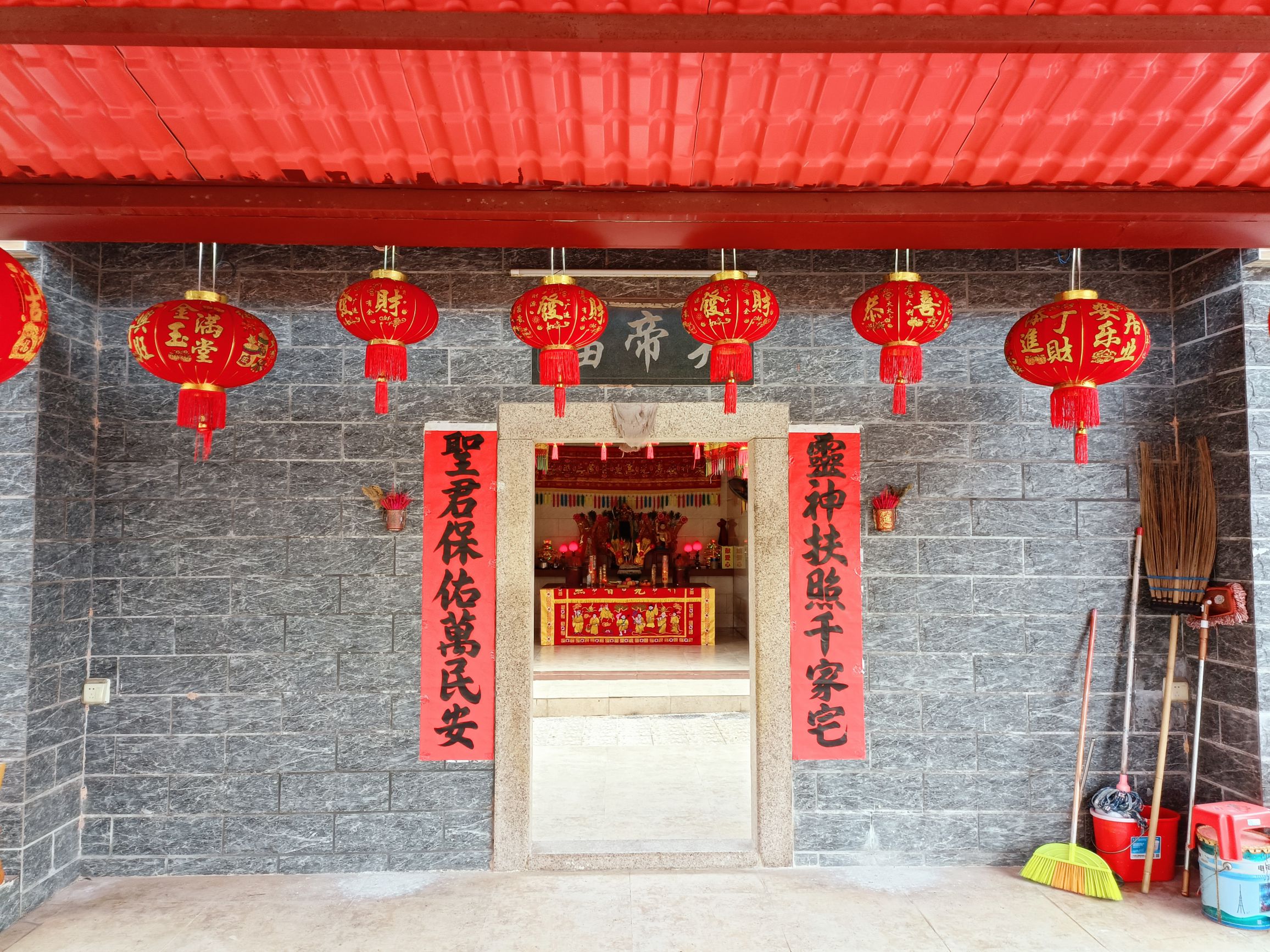 洗马湖关帝庙实景照片