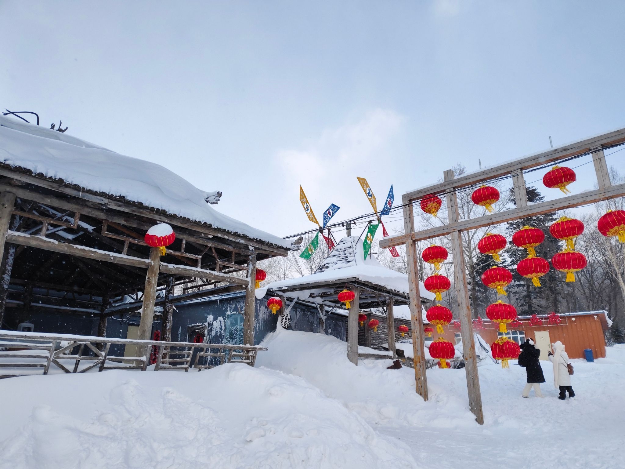 风车雪山旅行图片 1
