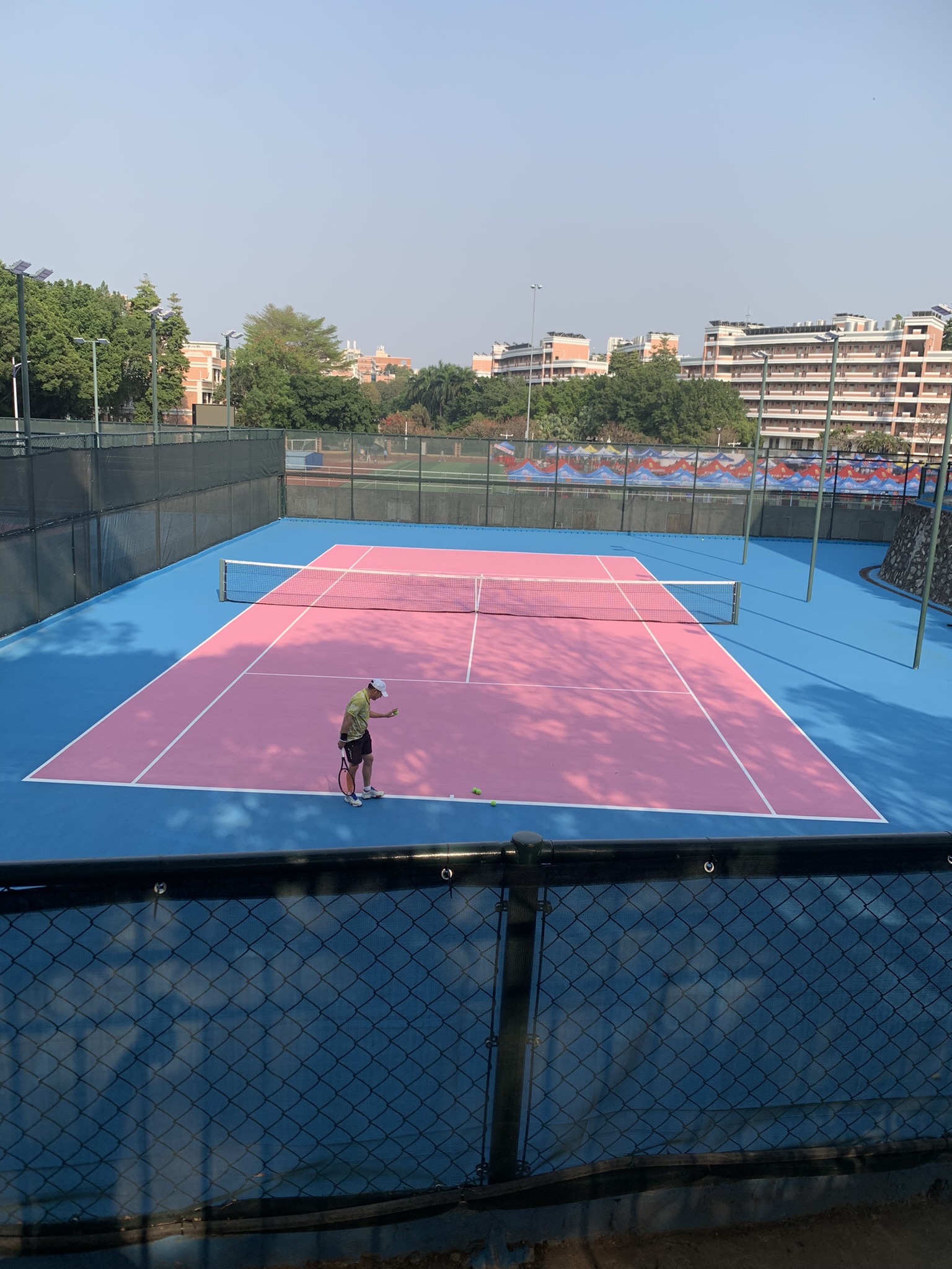 场地封面-华南农业大学华山网球场