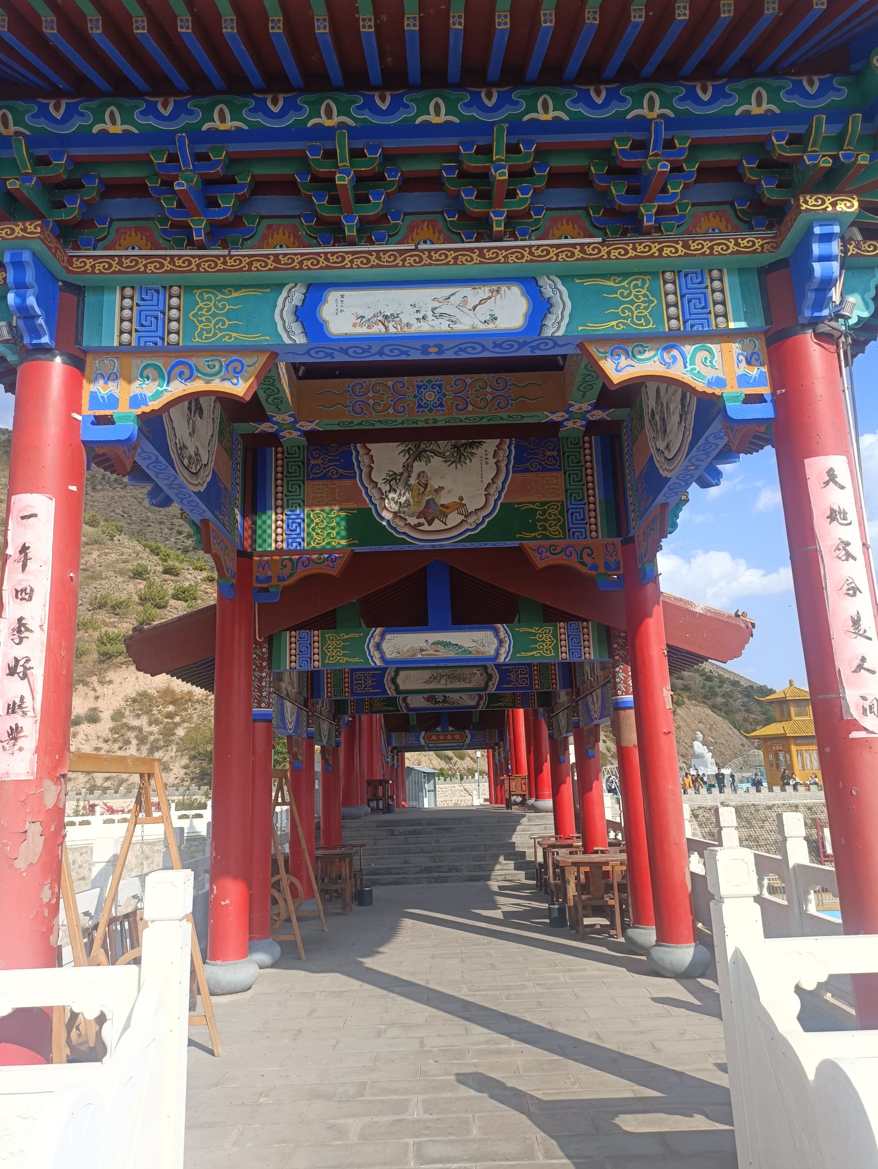 云门花海网红桥旅行图片