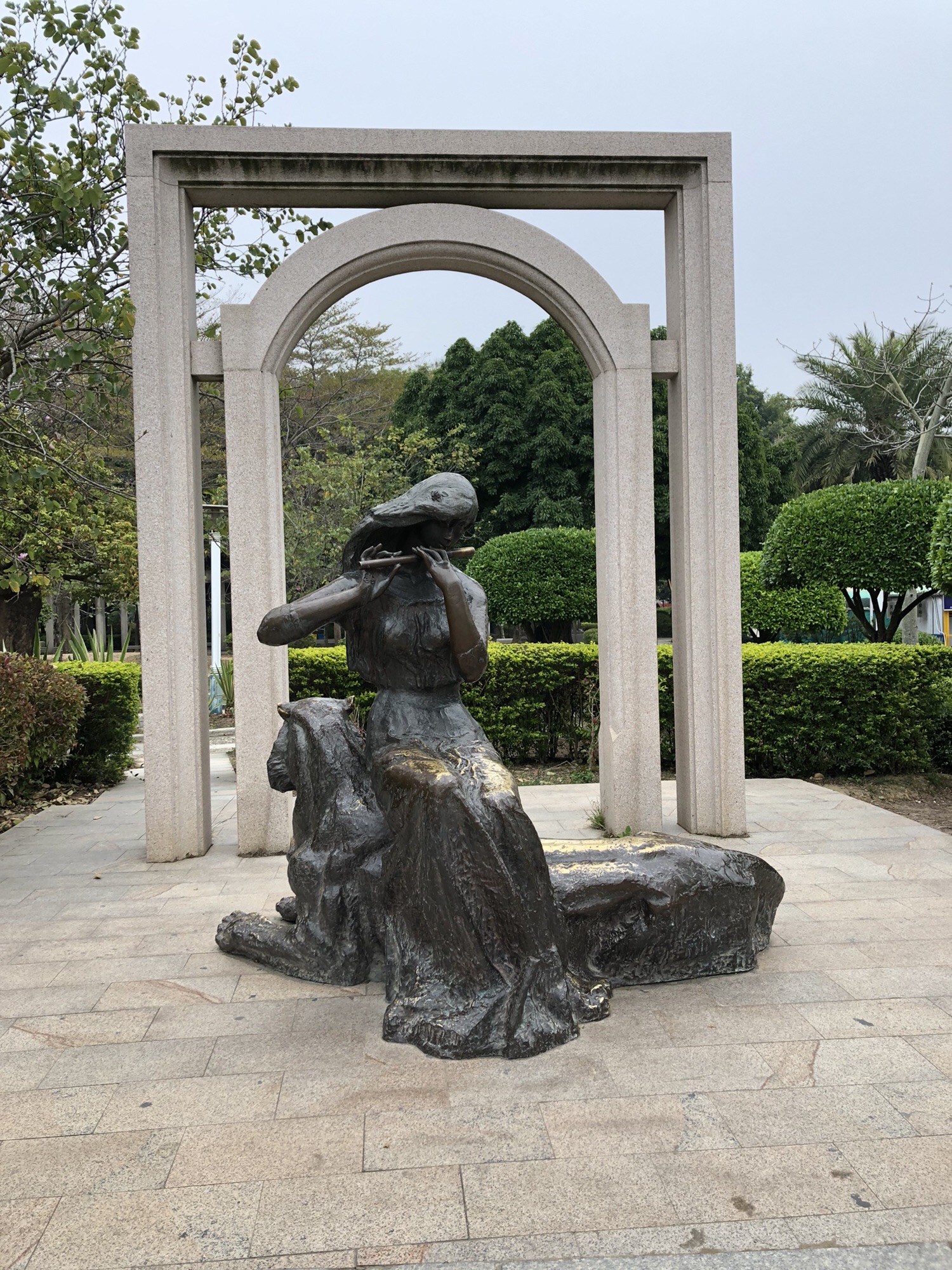莲阳河南岸绿道公园旅行图片 1