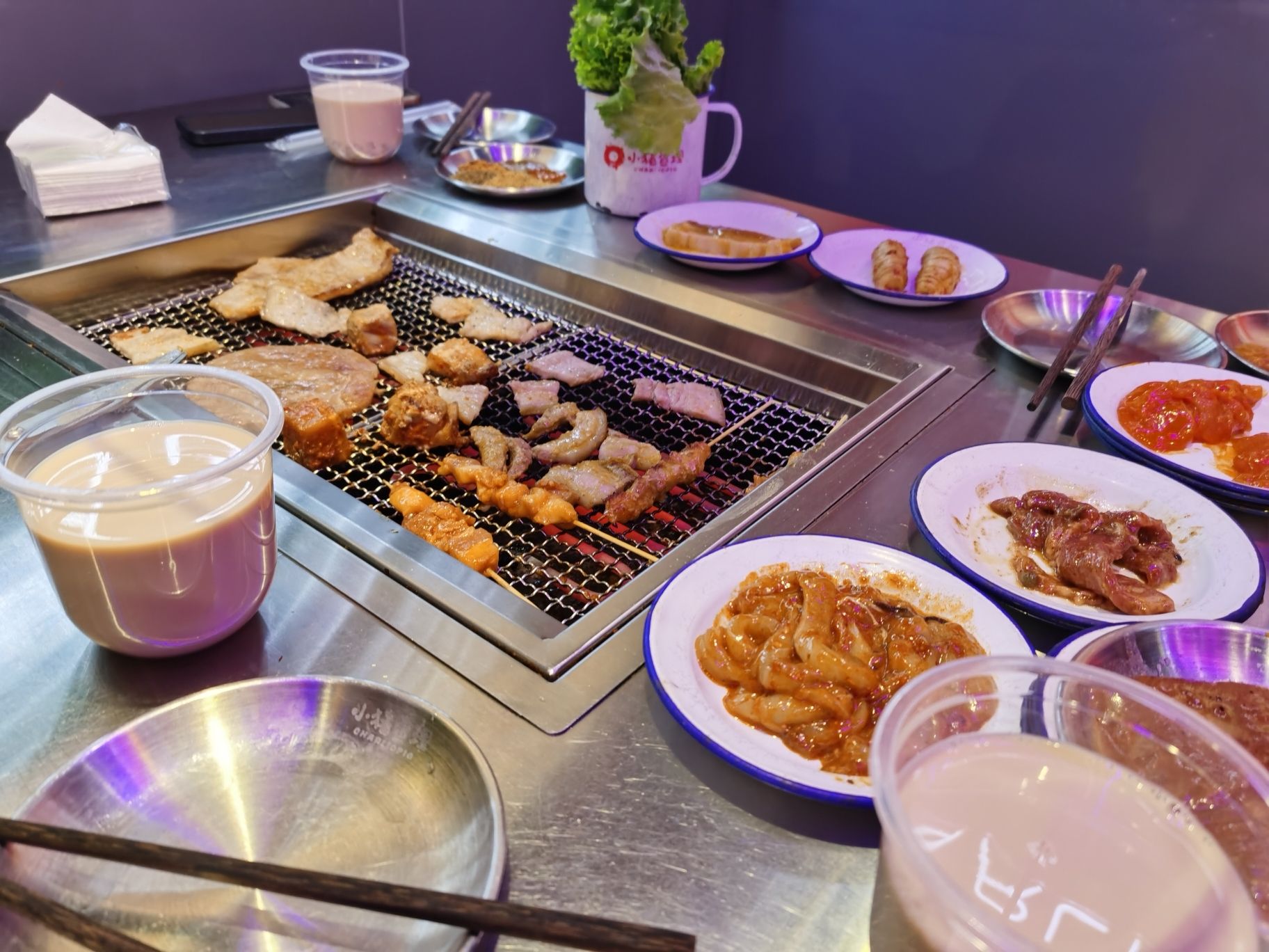 小猪查理火盆自助烤肉(涌金广场银座店)
