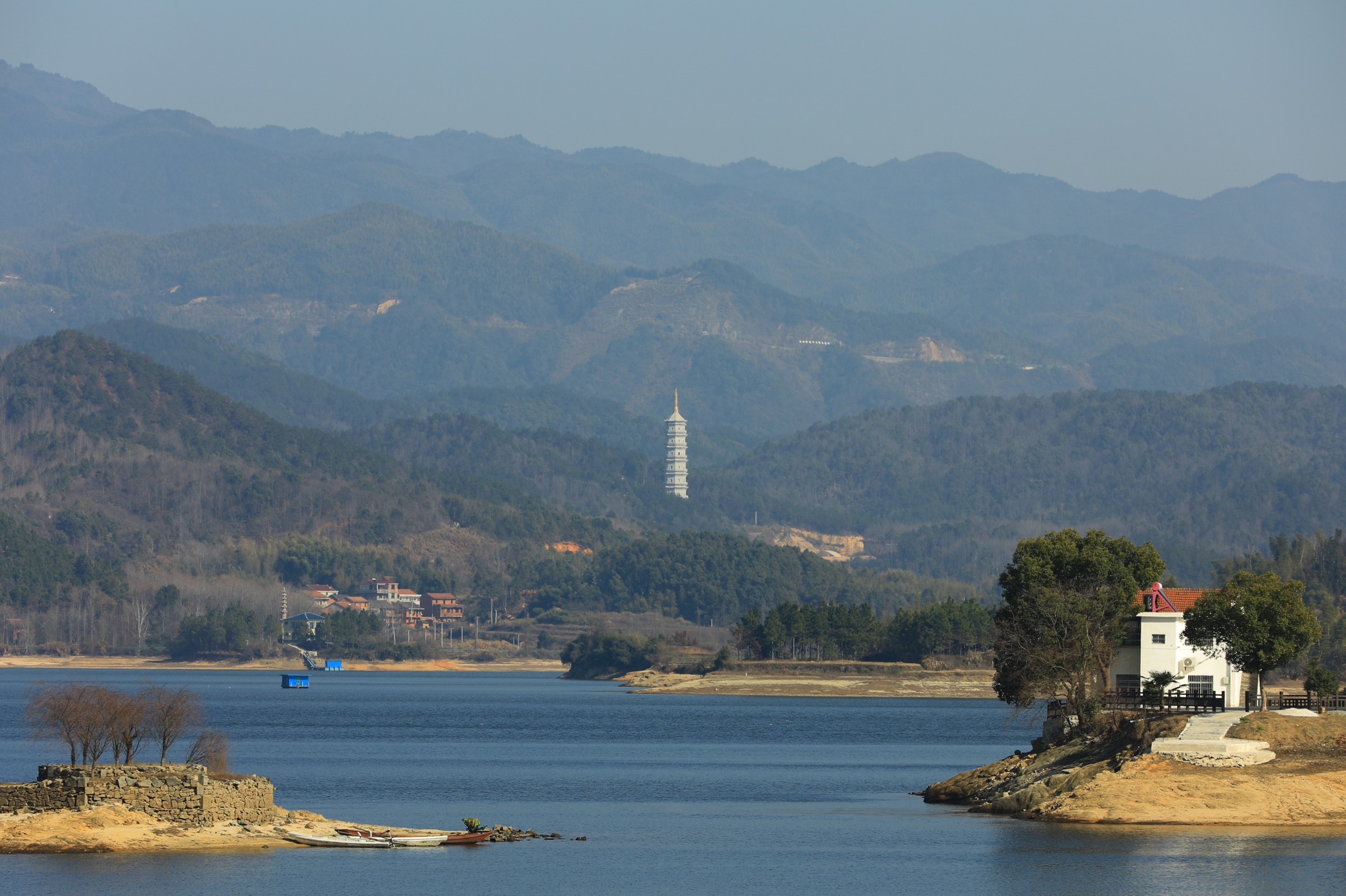 梅川水库水利风景区大坝旅行图片 2