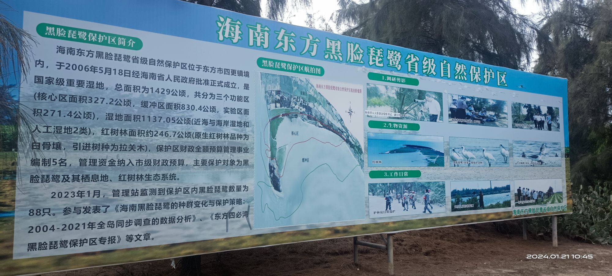 海南东方黑脸琵鹭省级自然保护区