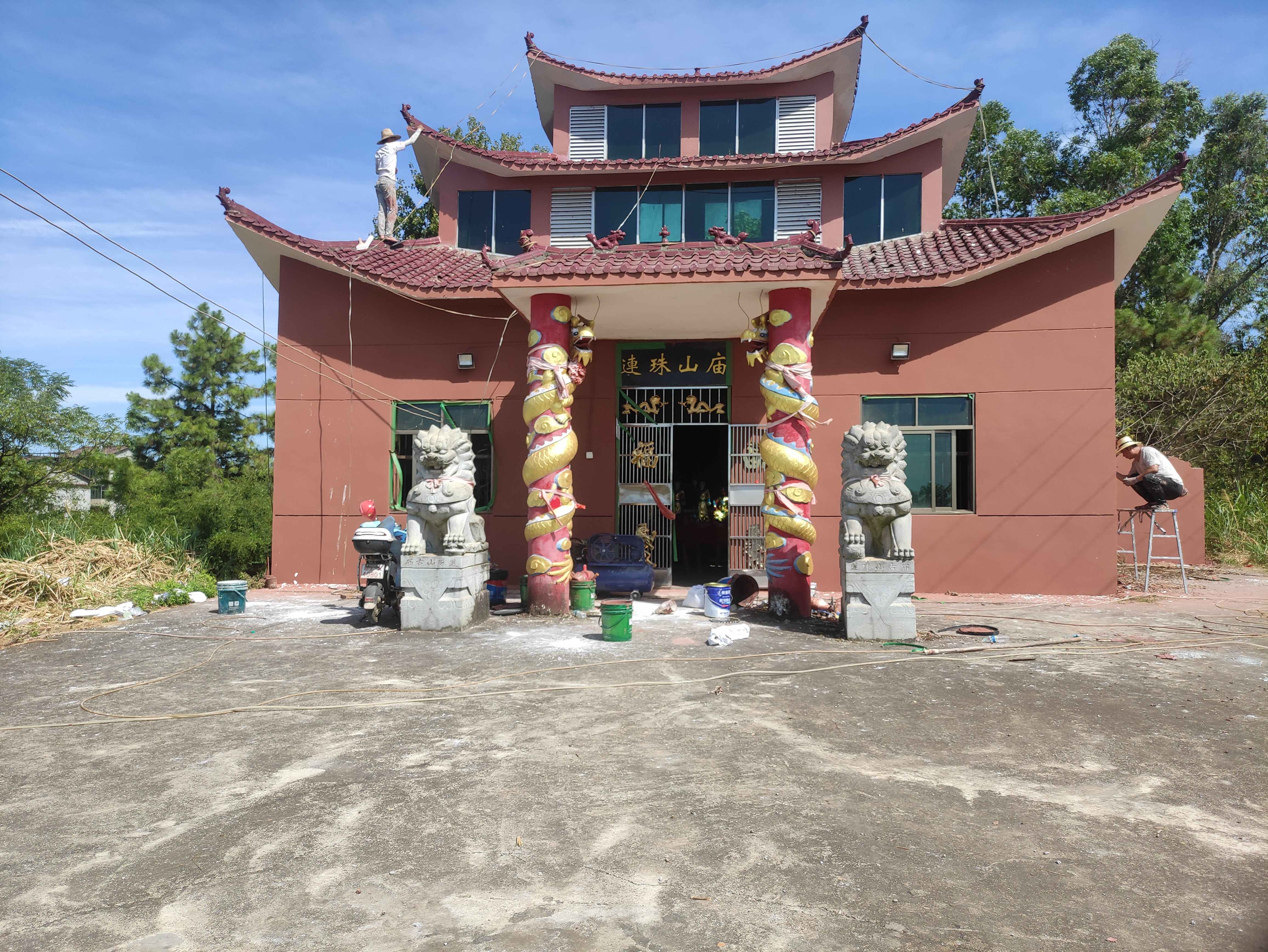 连珠山庙实景照片