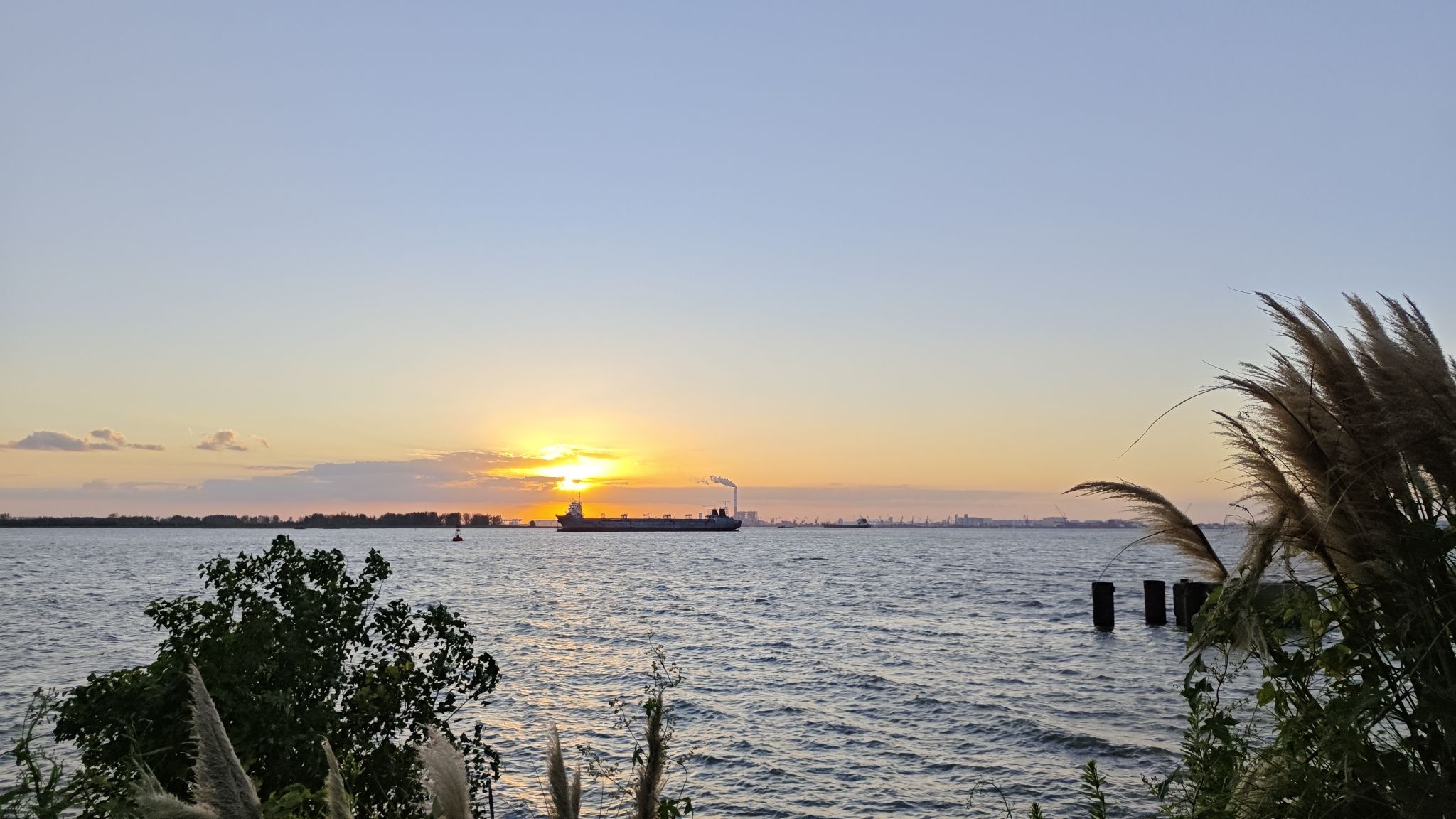 张家港保税区江海交汇第一湾旅行图片 2