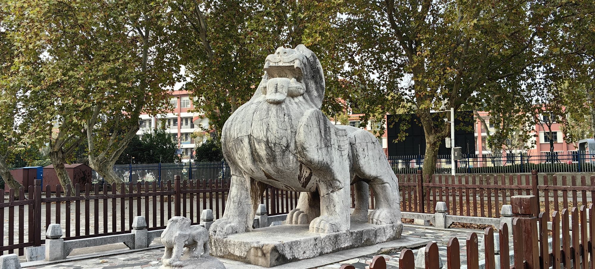 萧融墓神道石刻旅行图片 2