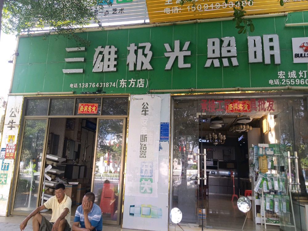 三雄极光照明(宏城灯饰)东方店