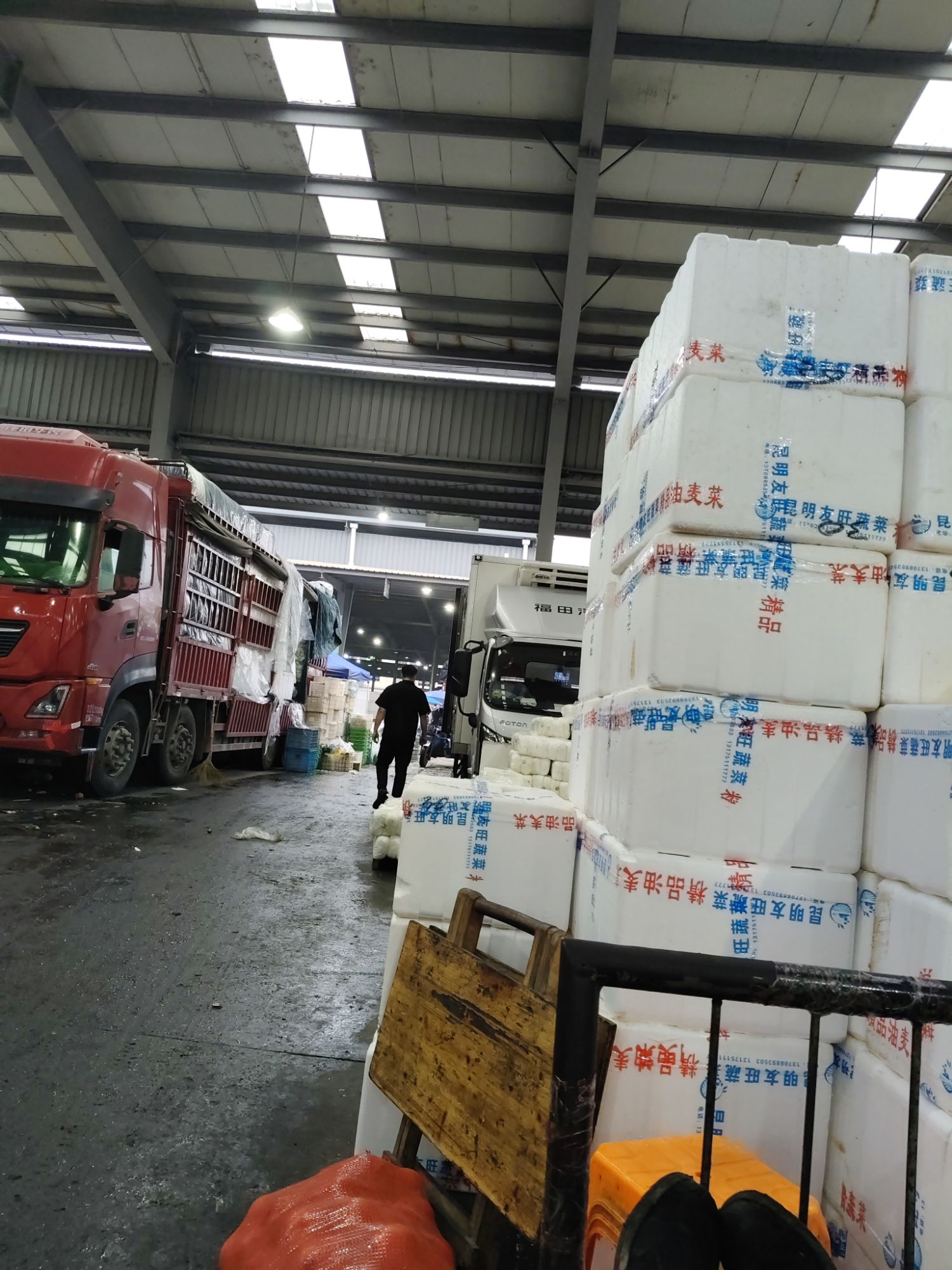 杭州农副产品物流中心良渚蔬菜批发市场