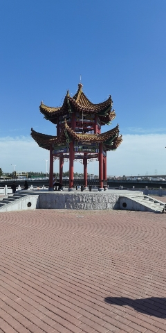 六角凉亭