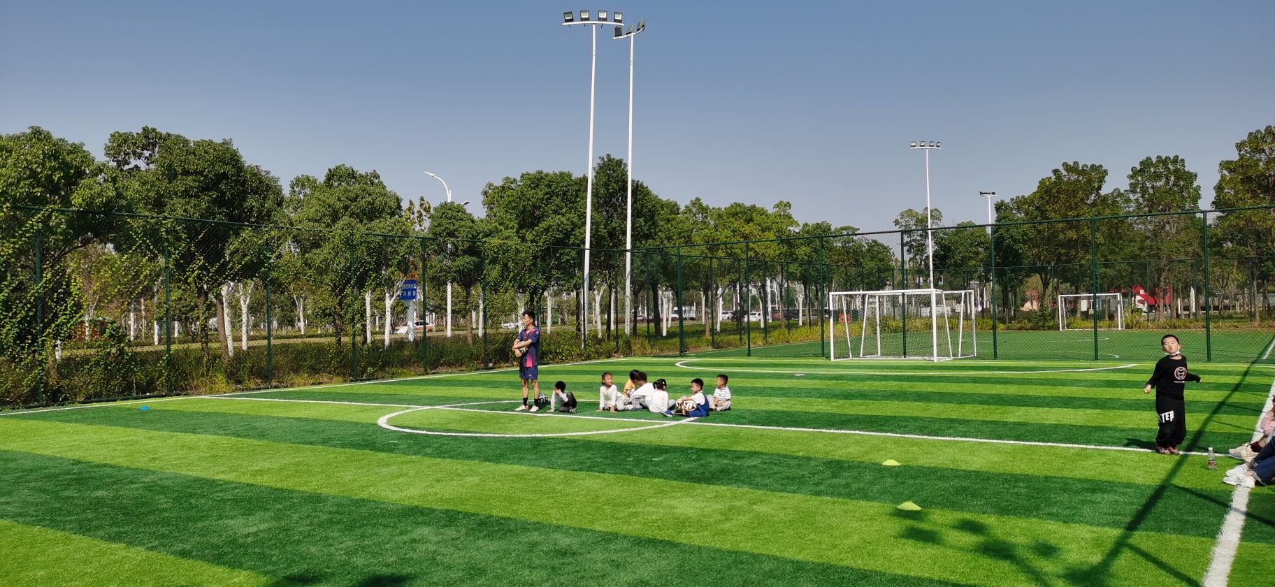 场地封面-径河体育公园足球场篮球场