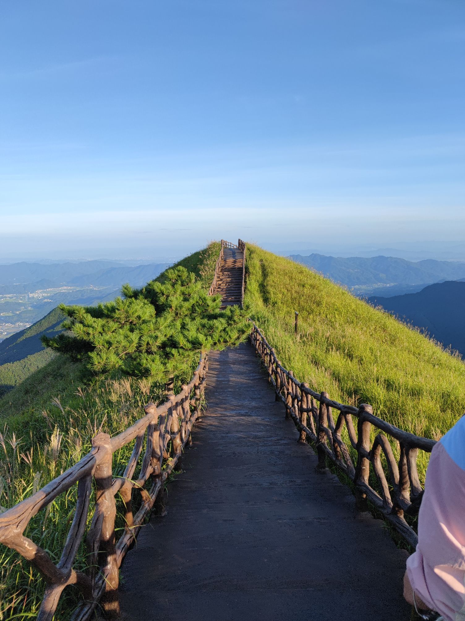 武功山风景区登山步道-观景台