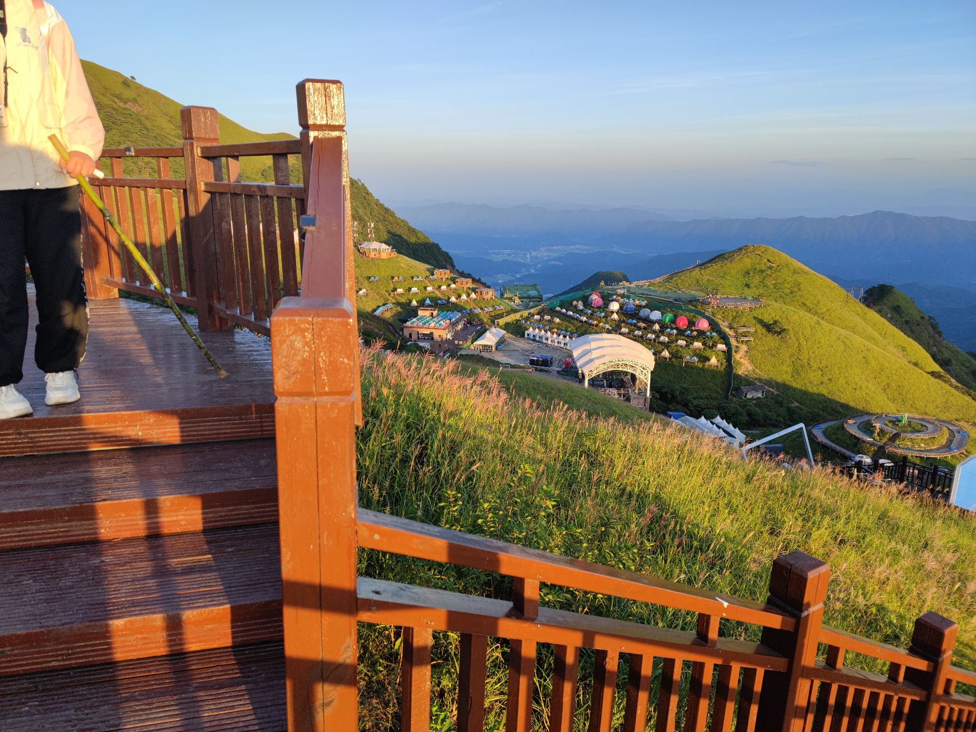 武功山风景区登山步道-观景台