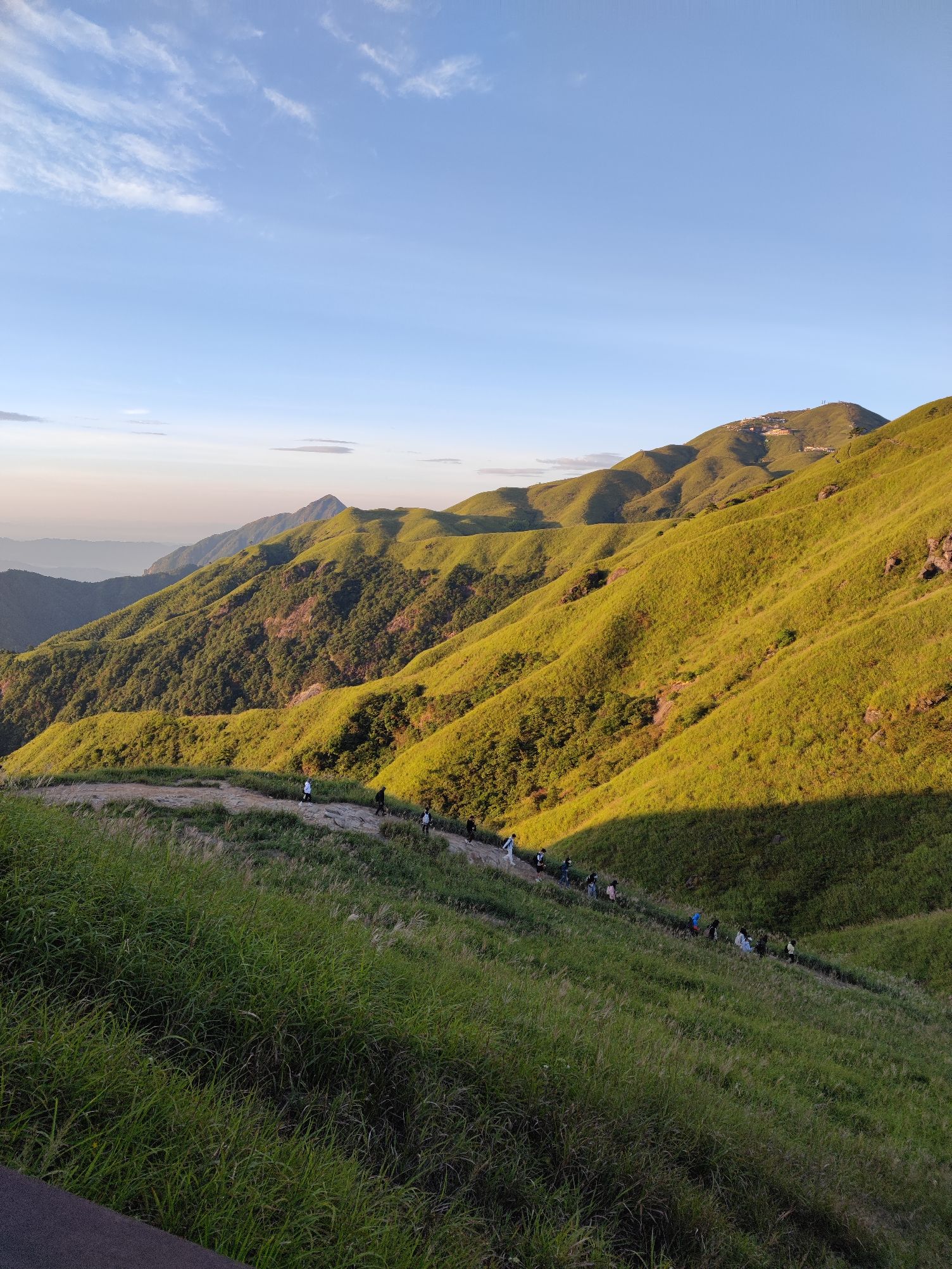 武功山风景区登山步道-观景台