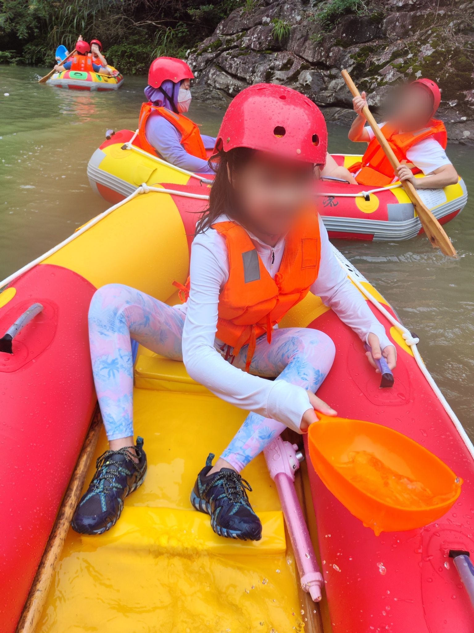 天台飞腾峡漂流旅行图片 2