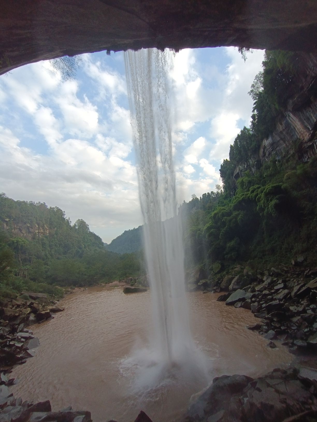 宣汉红岭豆城高洞瀑布旅行图片 2