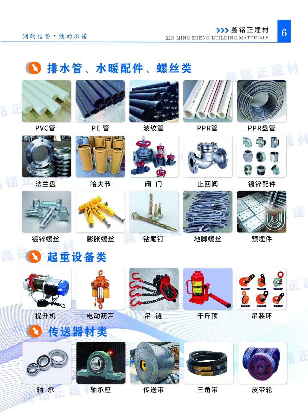 鑫铭钢材建材五金机电