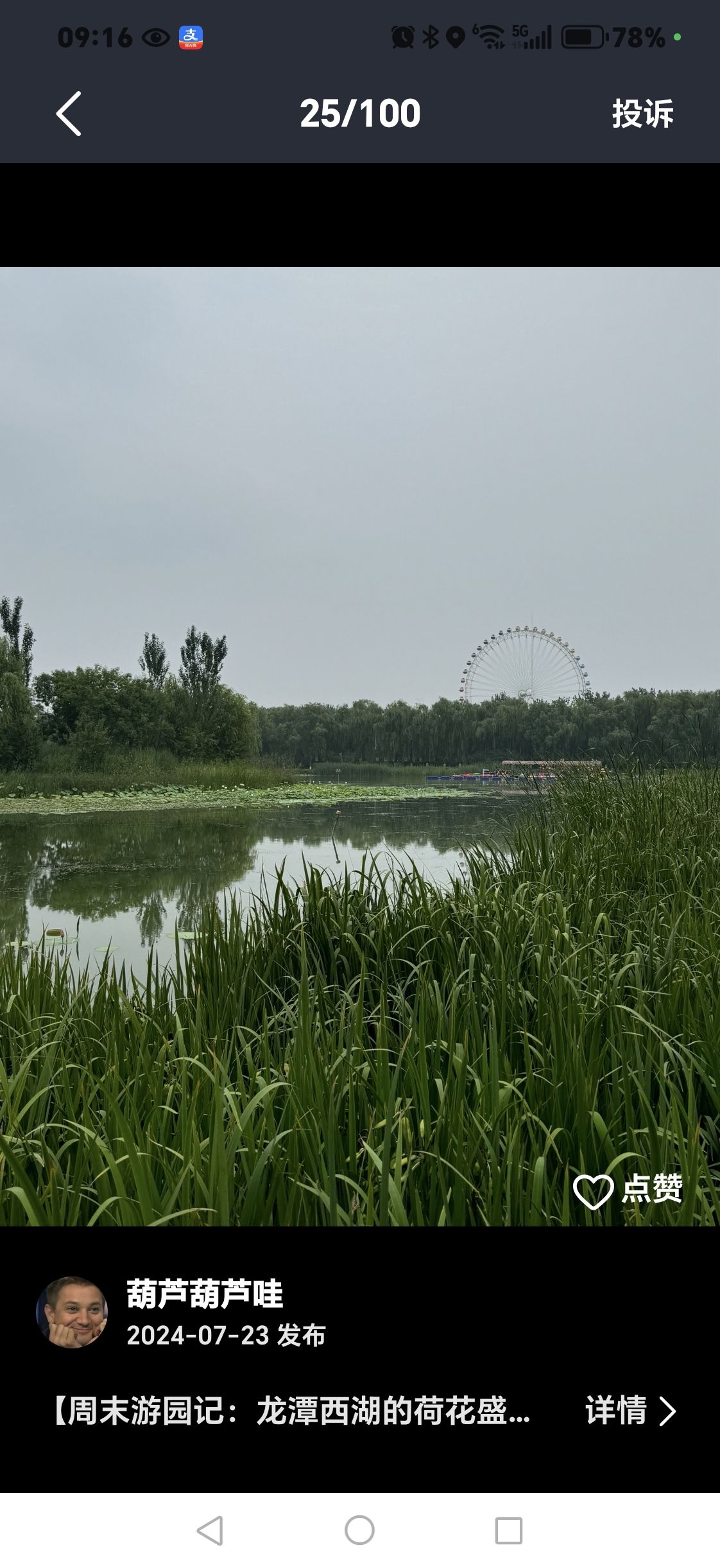 龙潭西湖公园旅行图片 2