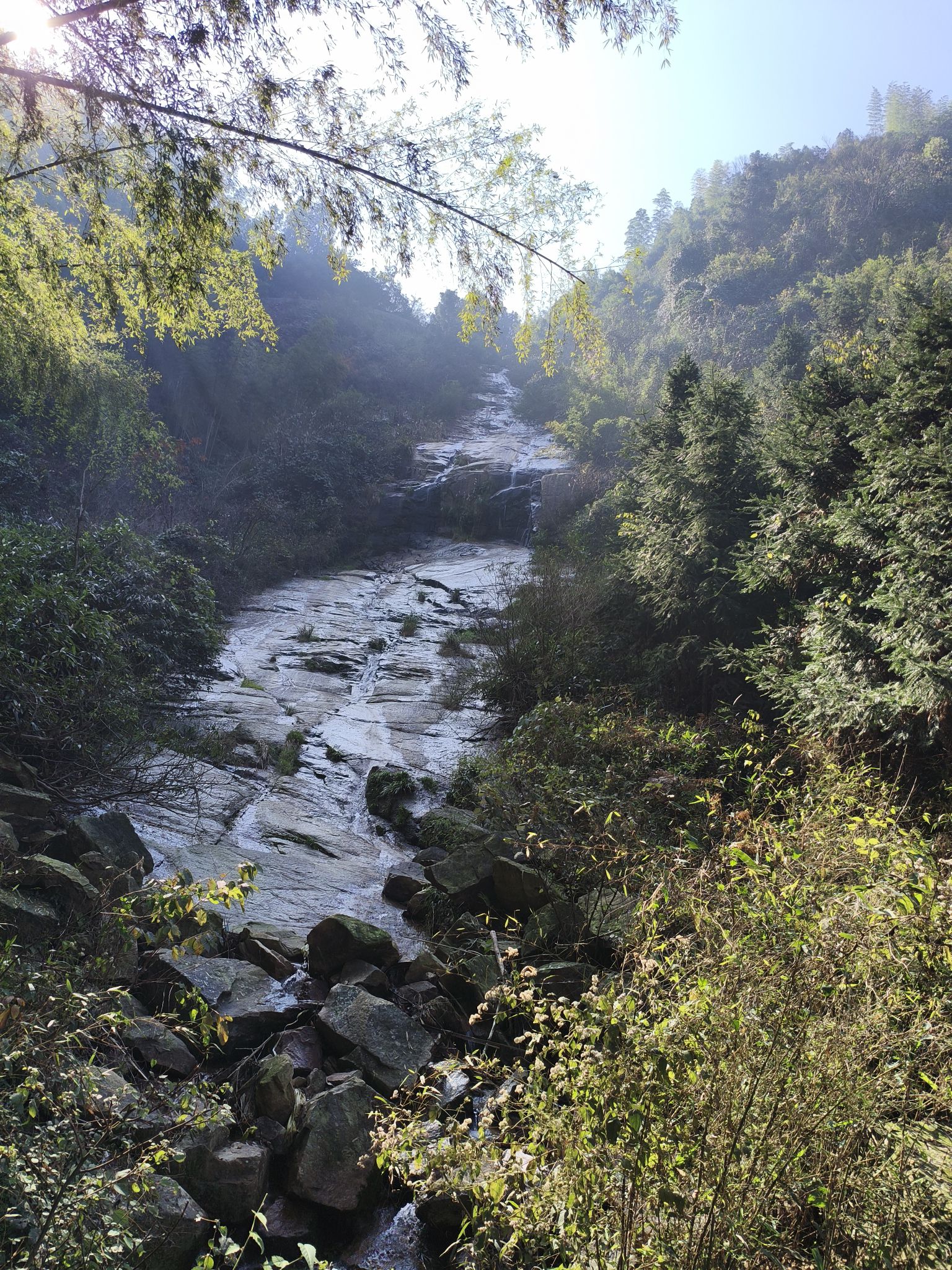 上茶园古岭脚瀑布旅行图片 2