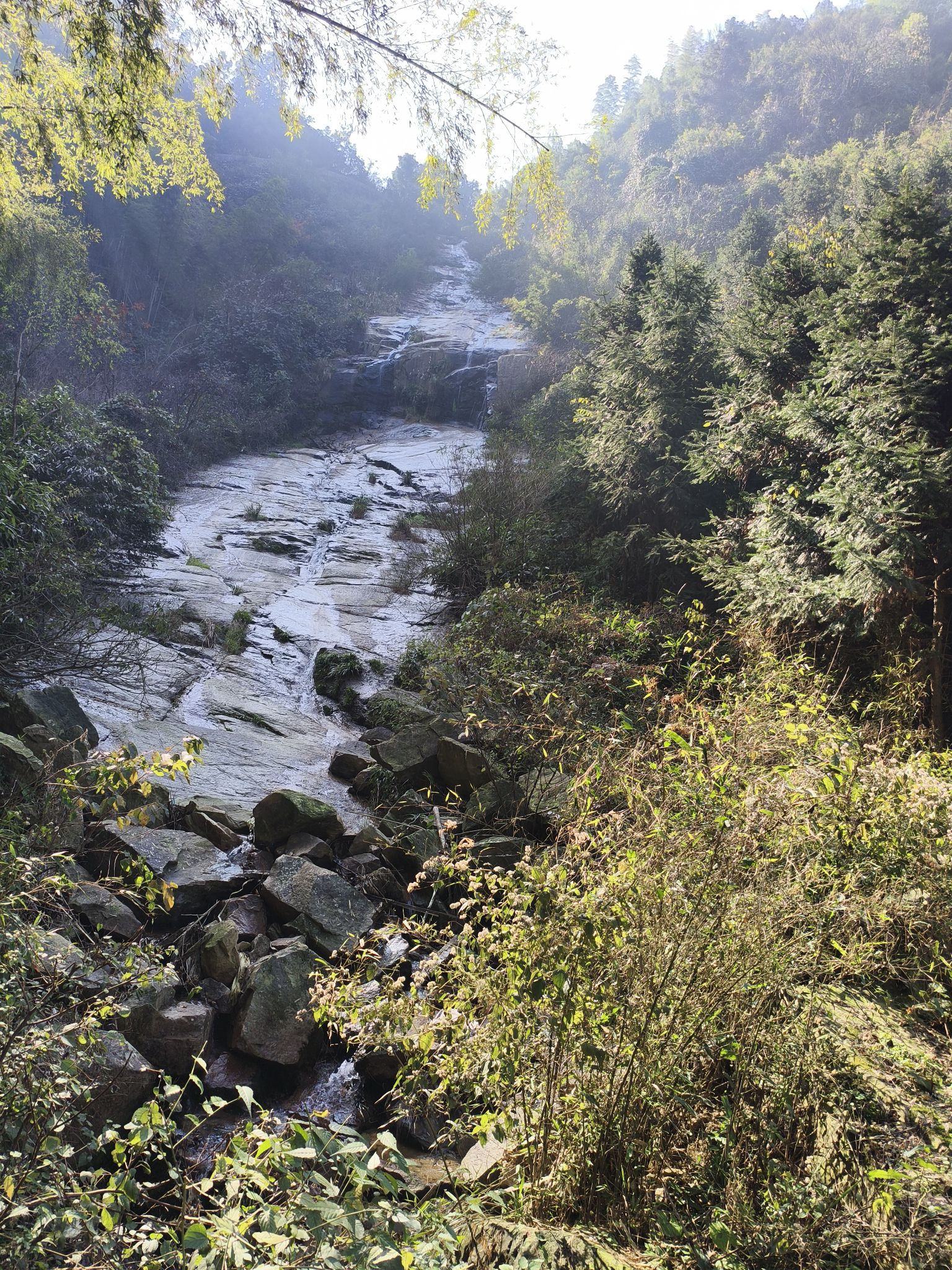 上茶园古岭脚瀑布旅行图片 1