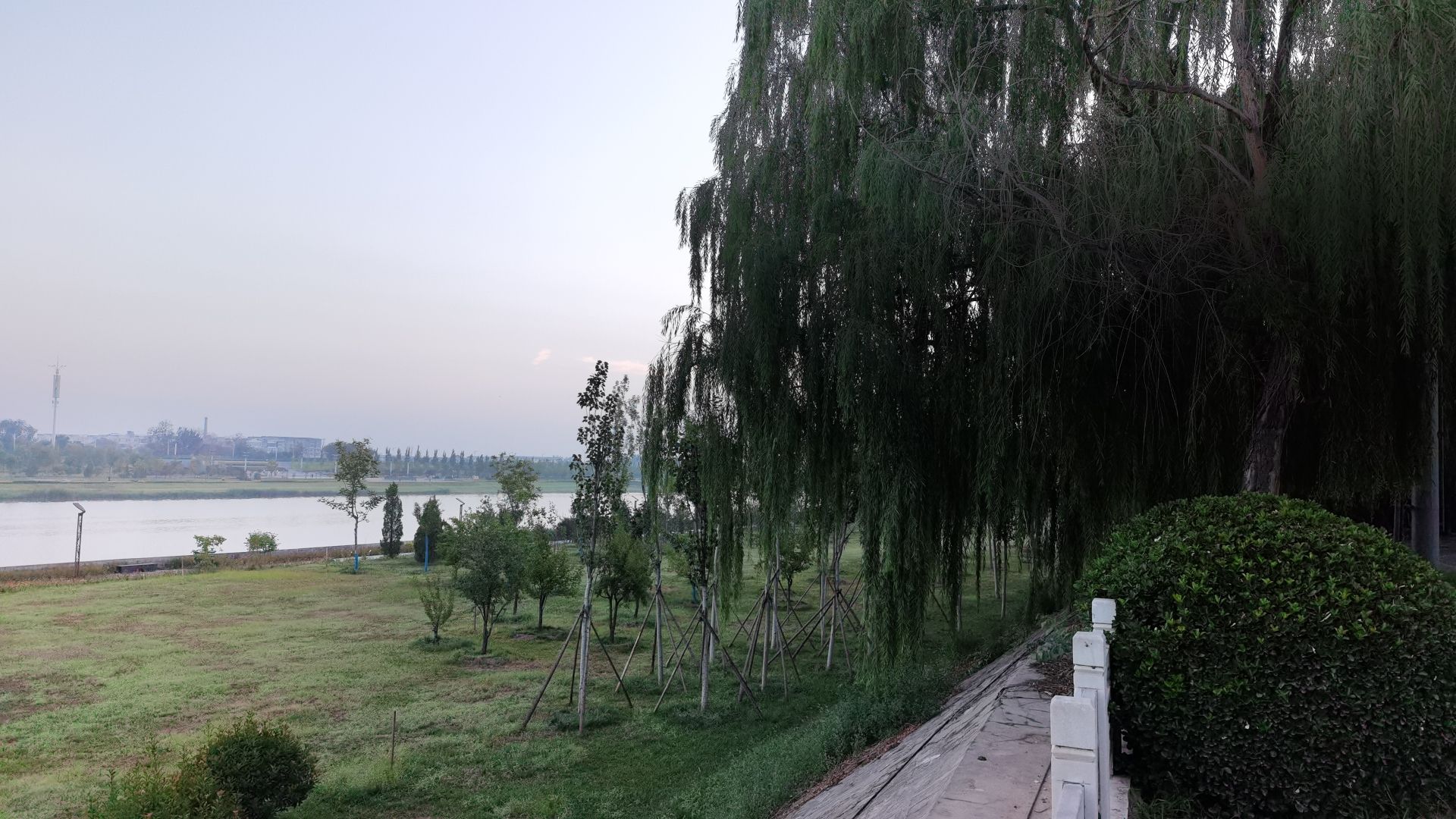 新绛县汾河生态公园旅行图片 1