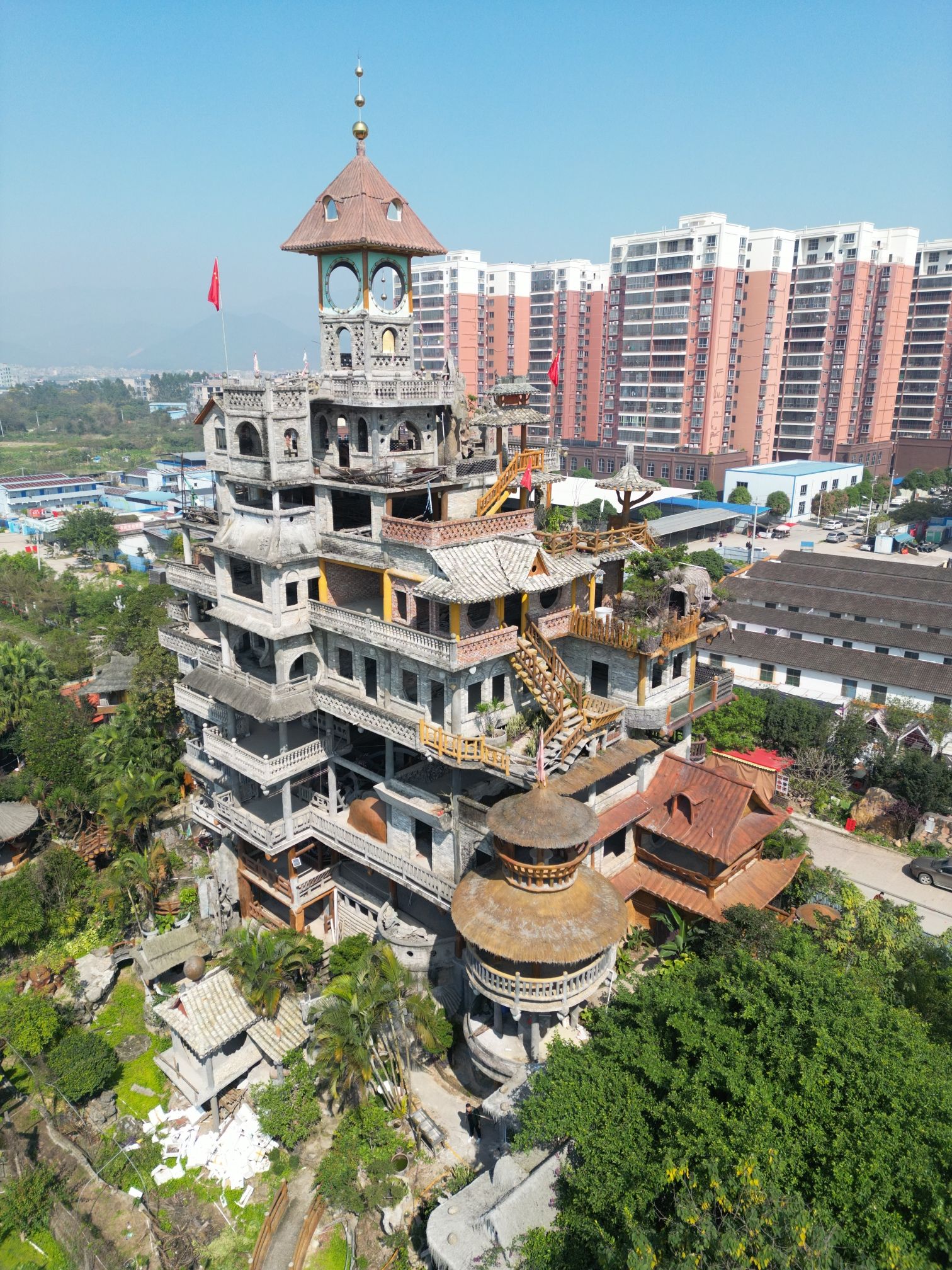 农民艺术楼(怪楼)旅游景点观光旅行图片 1