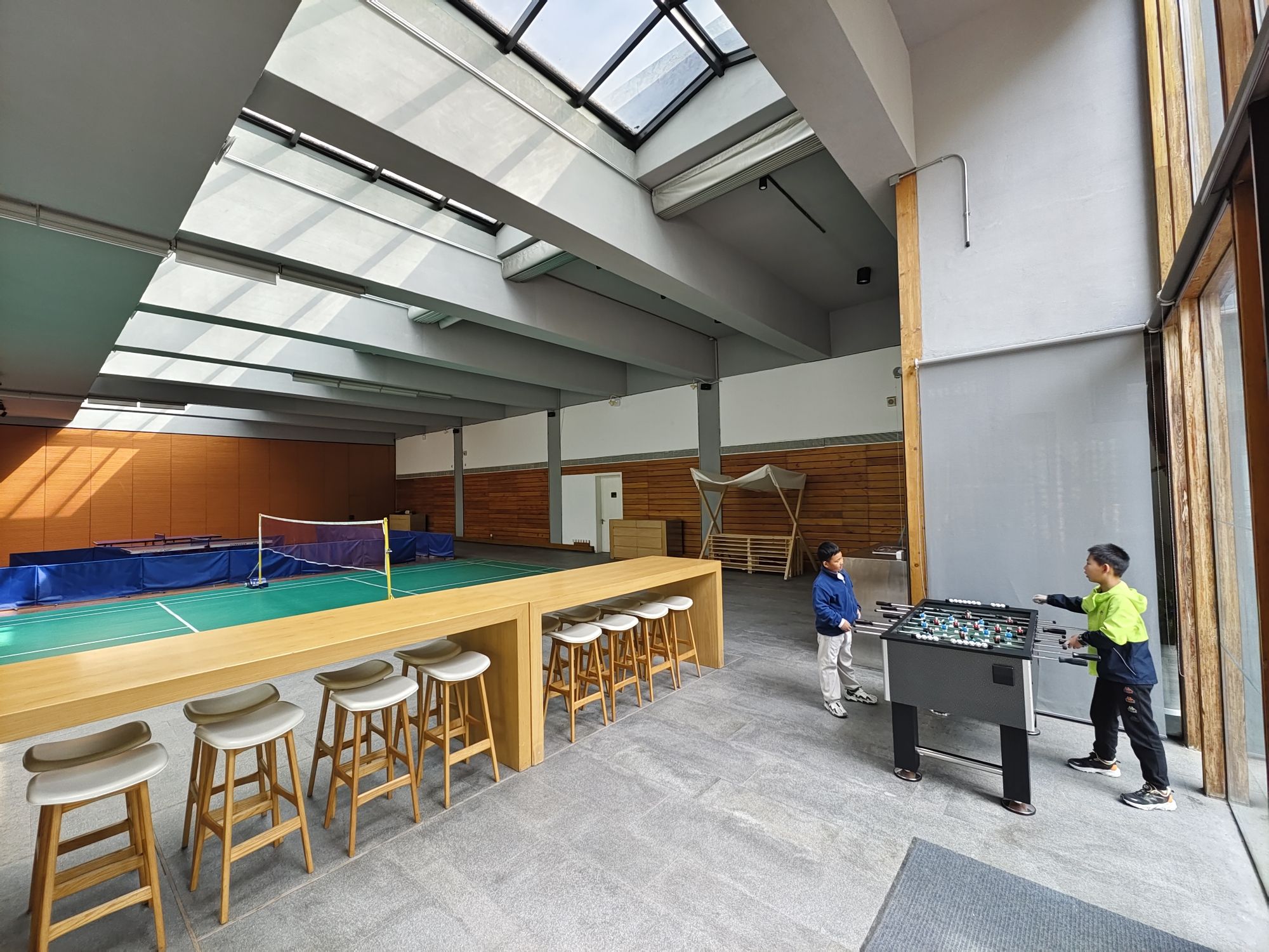 北京长城脚下的公社俱乐部