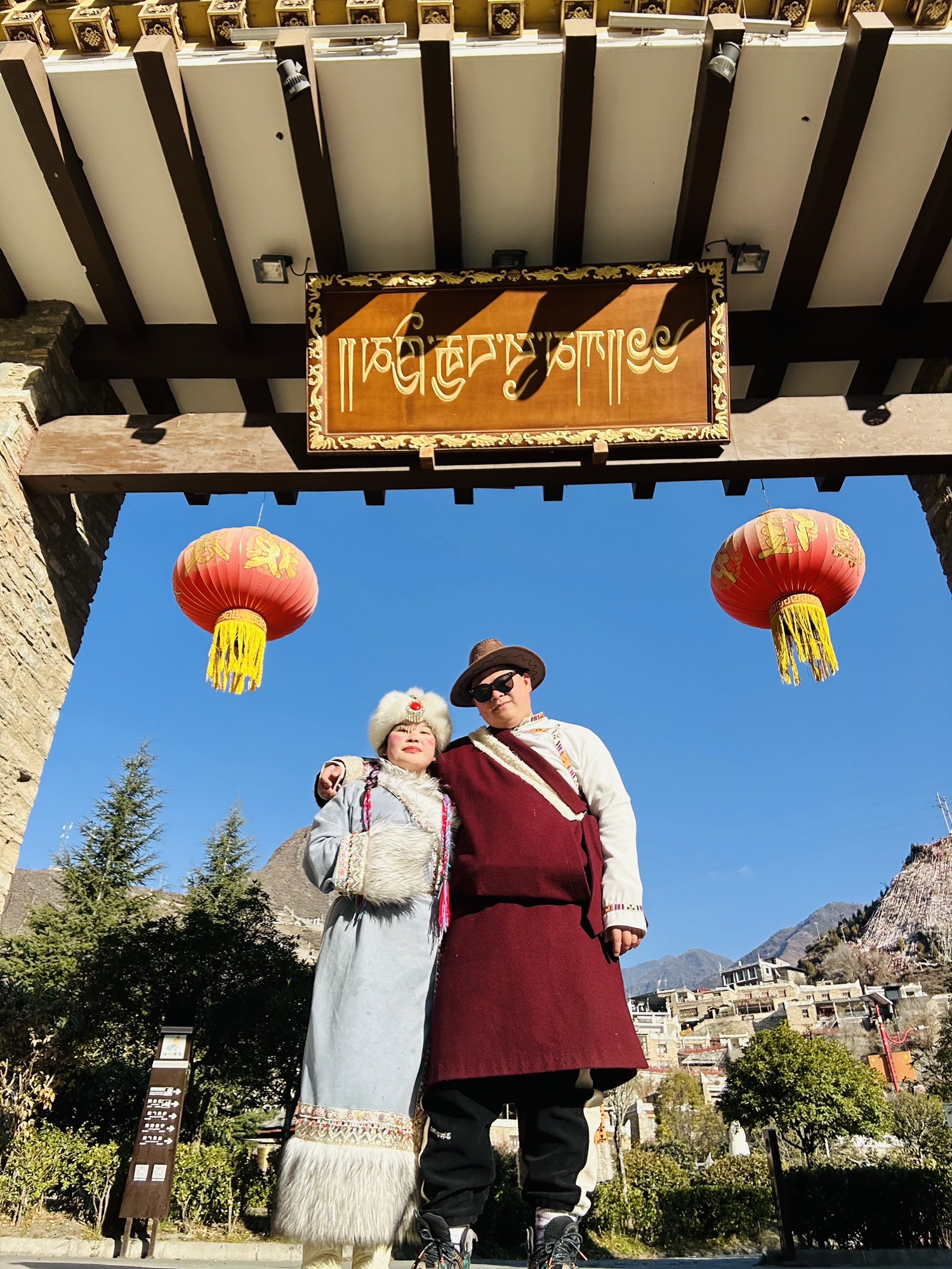 理县甘堡藏寨观景台旅行图片 2