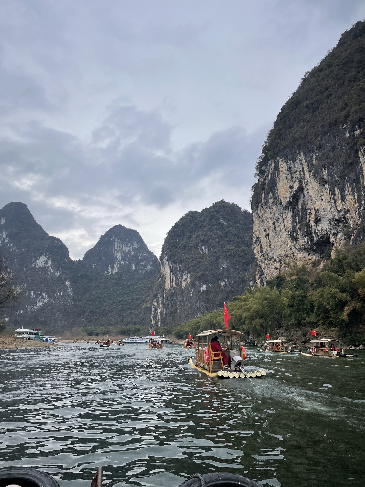 阳朔漓江竹筏旅行图片 3