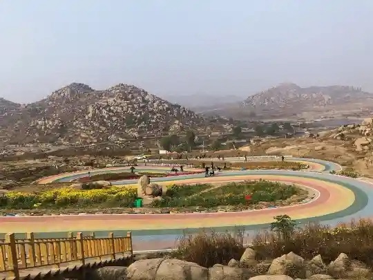 九曲花海公路景点旅行图片 1