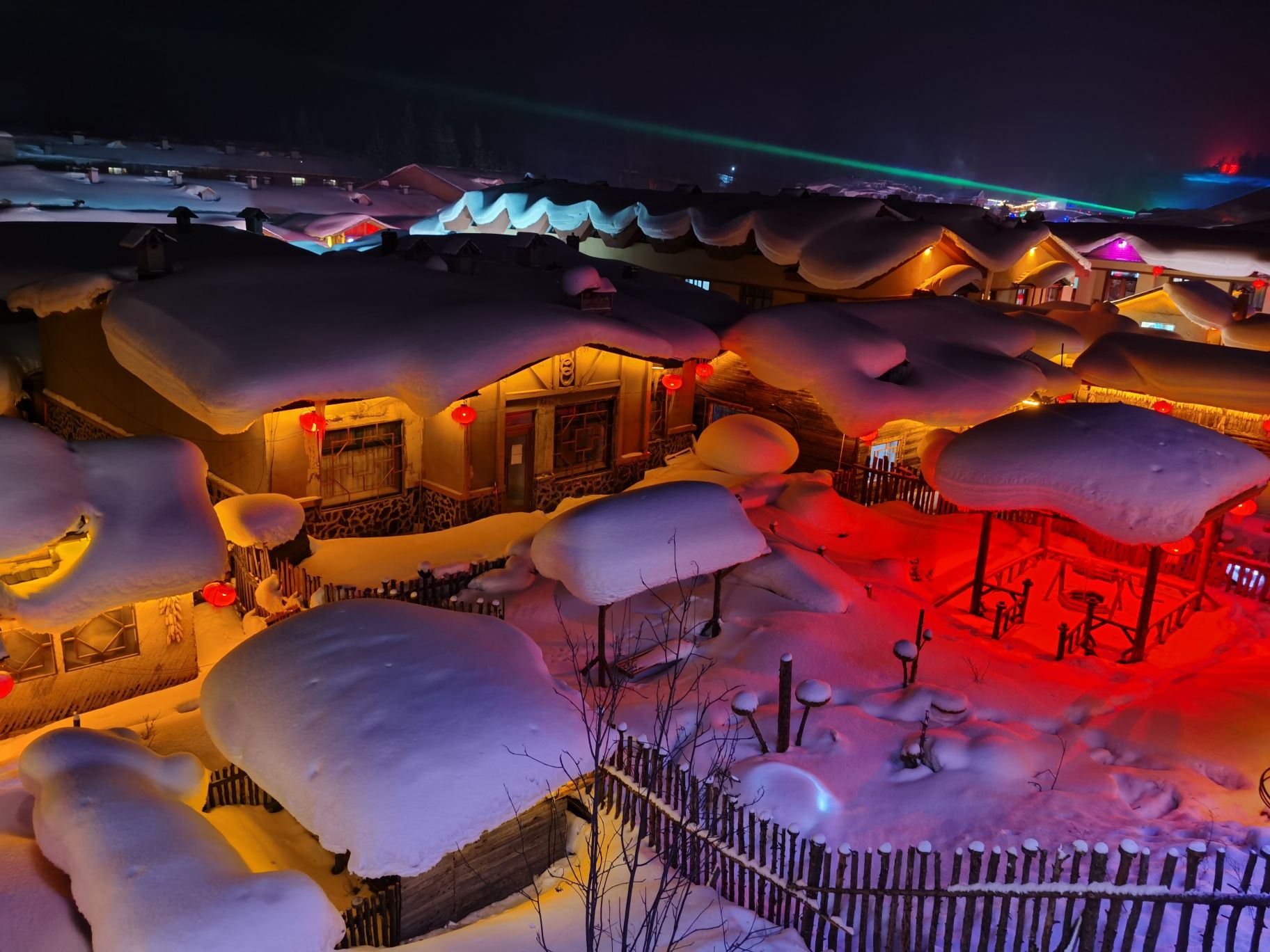 雪乡观光栈道旅行图片 1