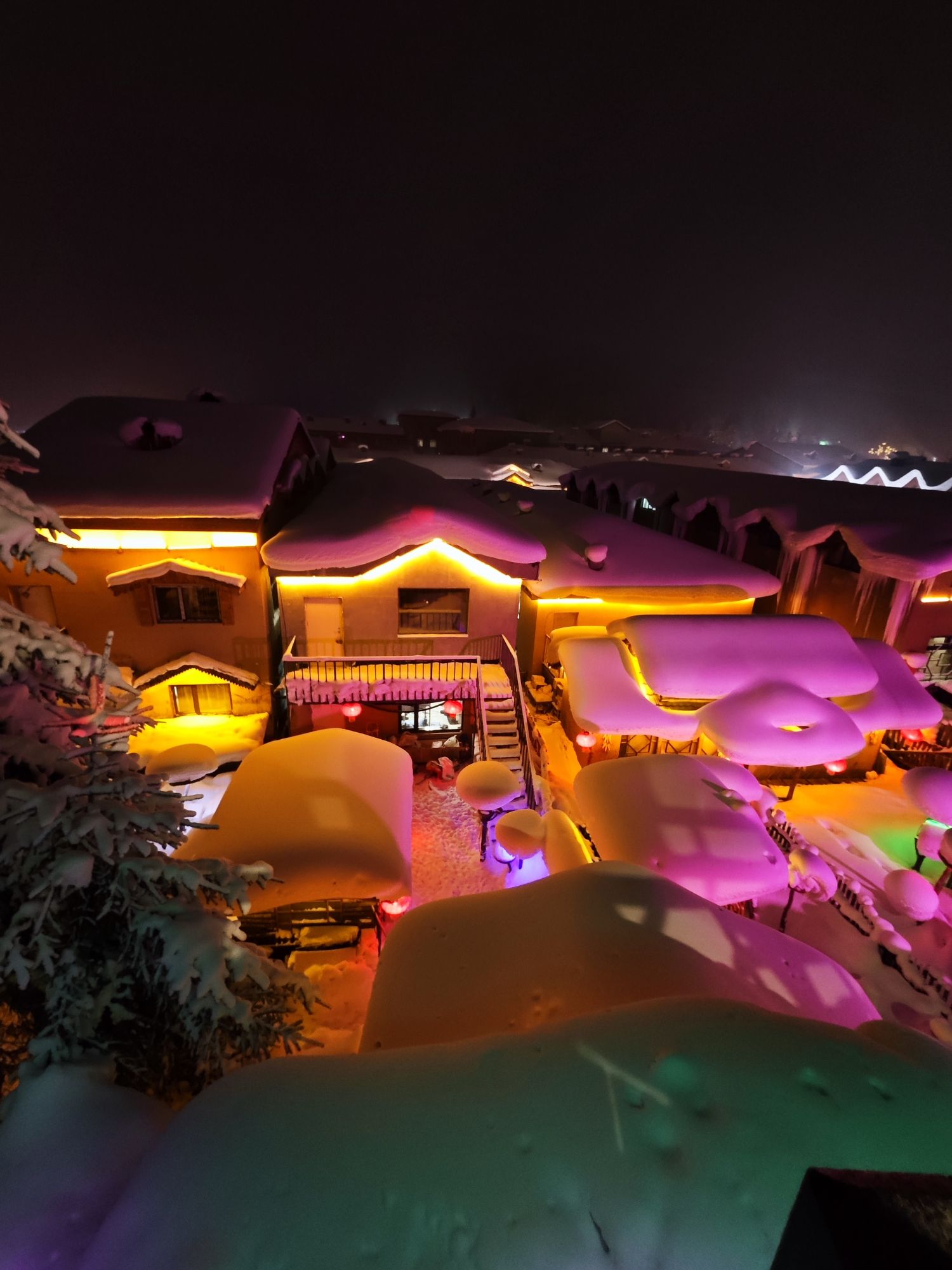 雪乡观光栈道旅行图片 3