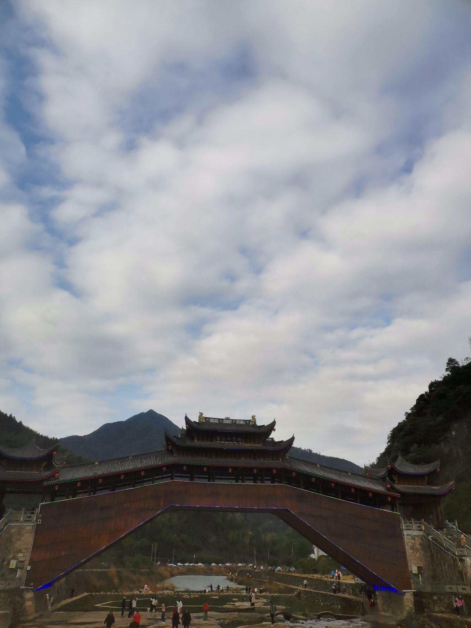 黄岩山廊桥旅行图片 1