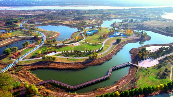 秦汉新城渭河湿地公园景点图片