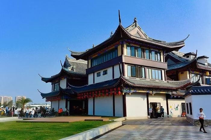 中国海南海花岛徽州风情商业街