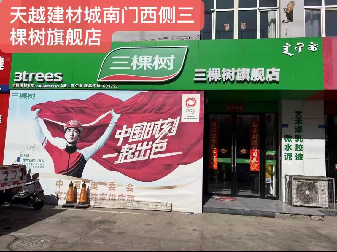 三棵树漆赤峰总代理(天越店)