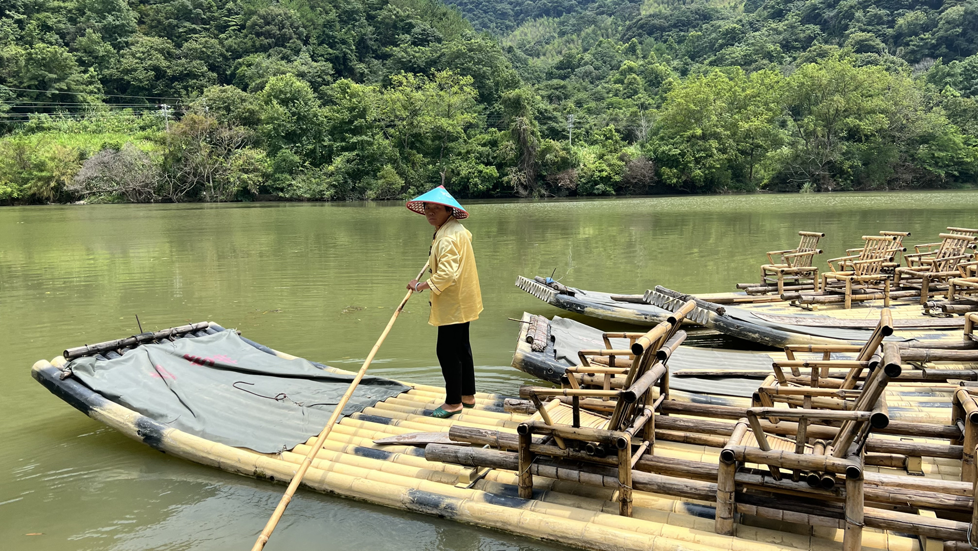 岱仙溪漂流村场码头旅行图片 2