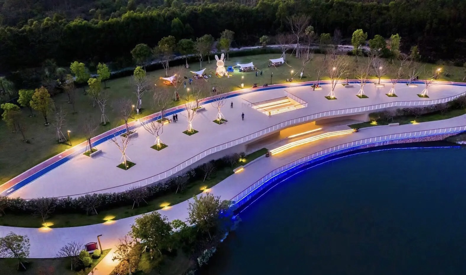 美林湖湖岸公园旅行图片 3