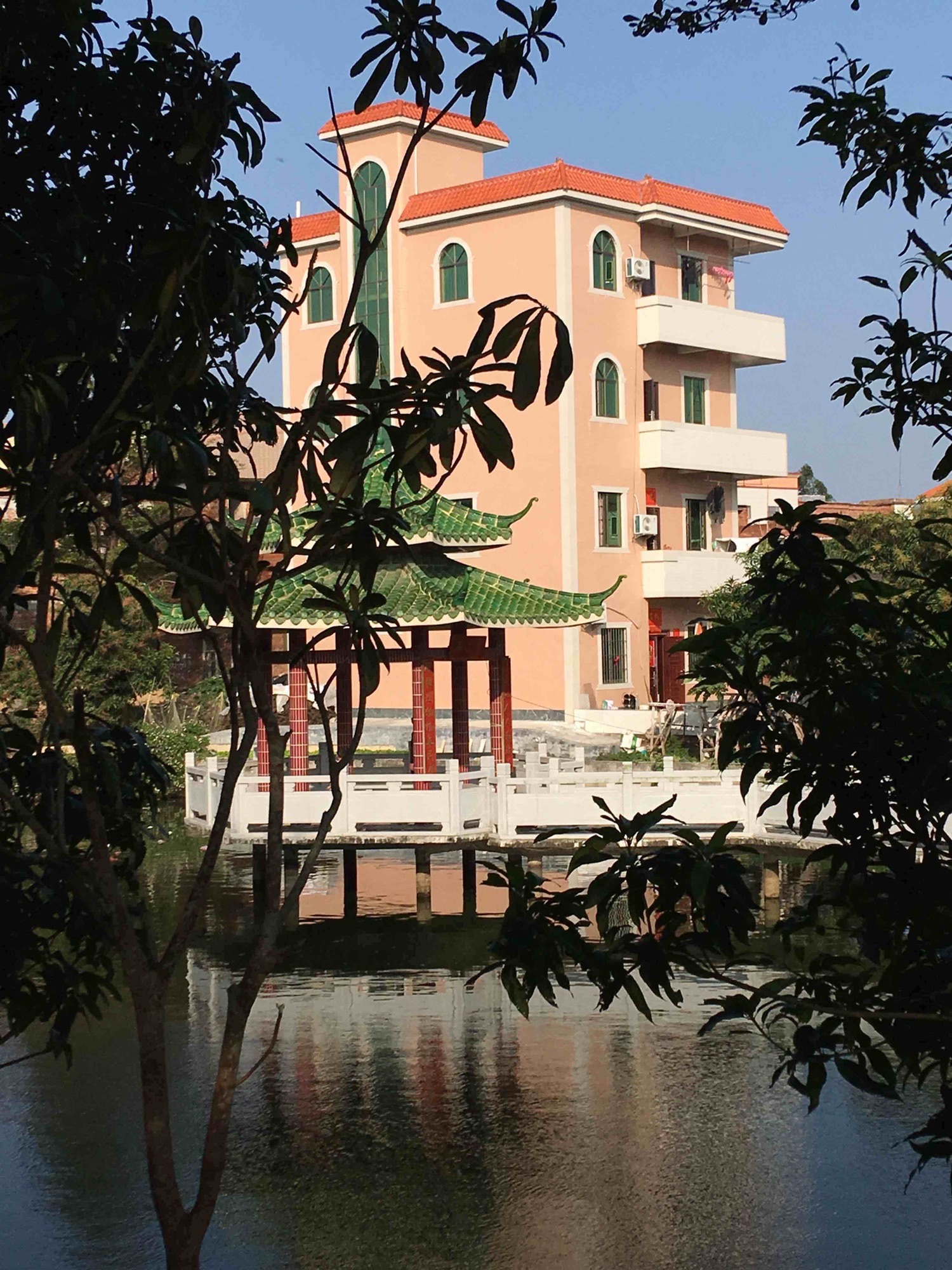 水洒村九曲桥景点旅行图片 1