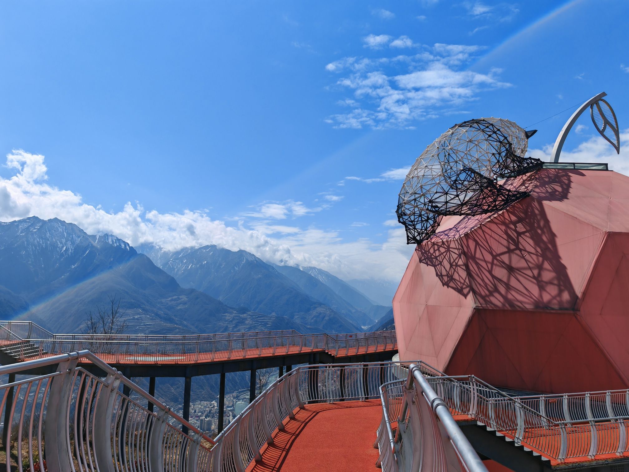 汶川揽城观景平台旅行图片 1