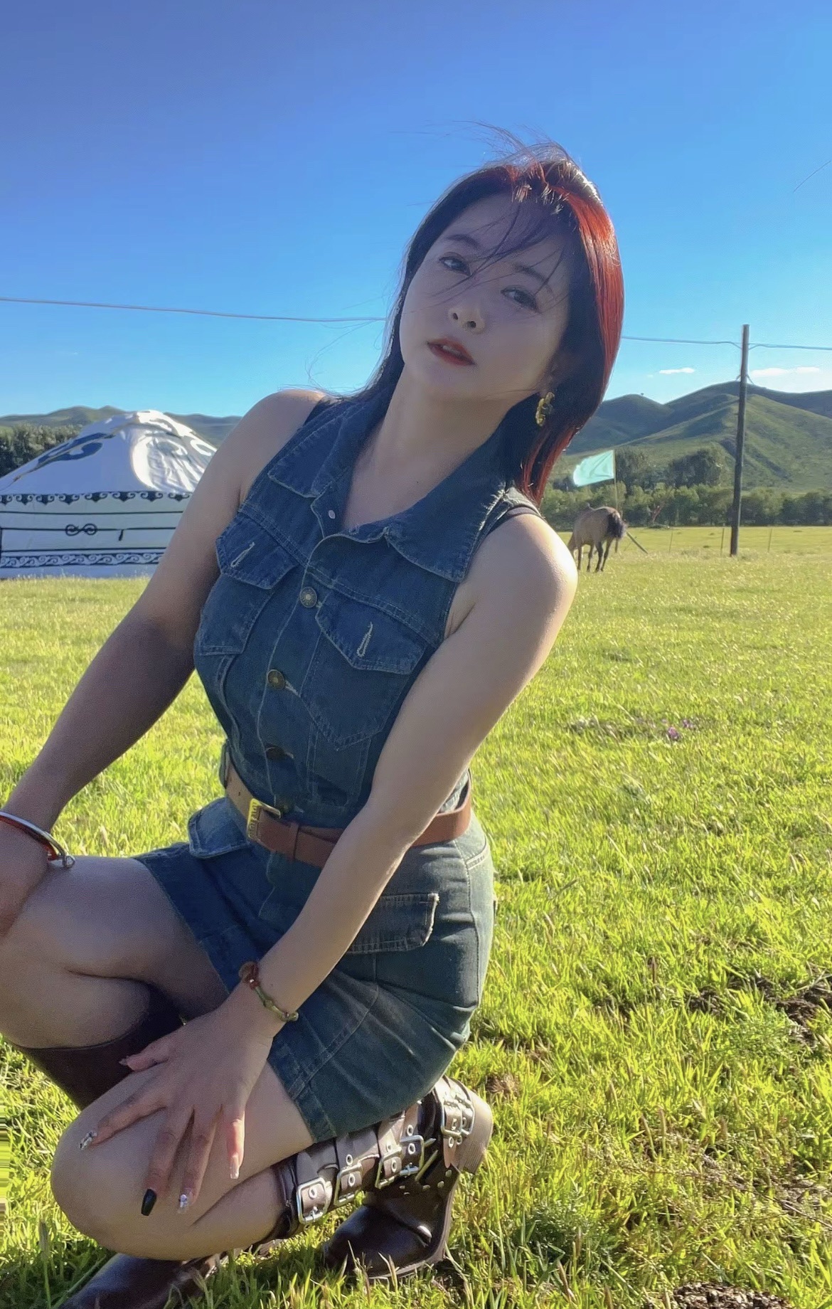 阿拉善左旗东湖草原景区旅行图片 2