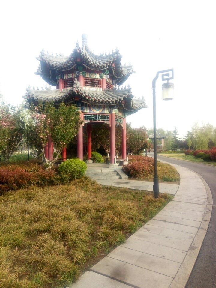 蓼河公园亲水沙滩旅行图片 2