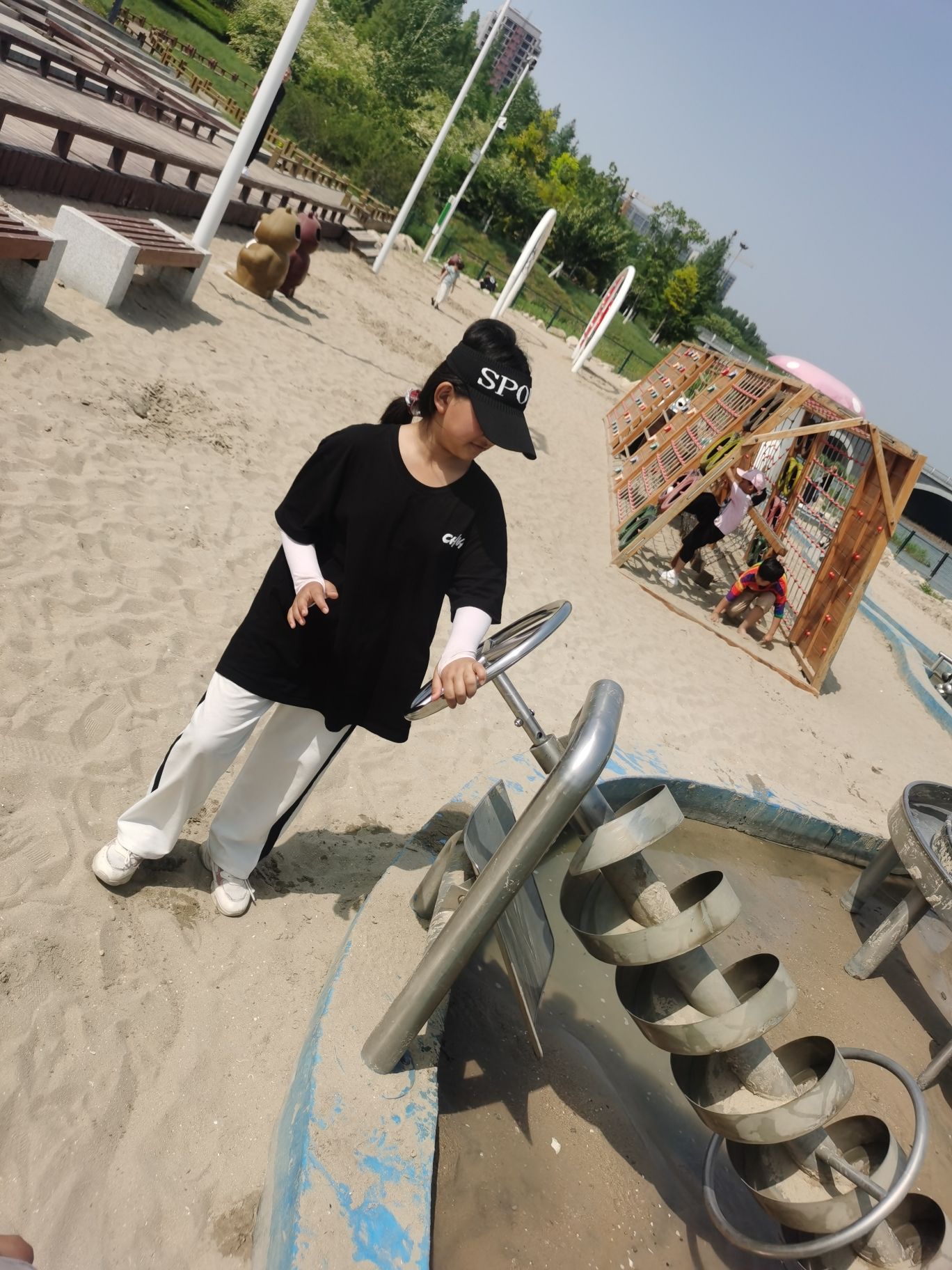 蓼河公园亲水沙滩旅行图片 3