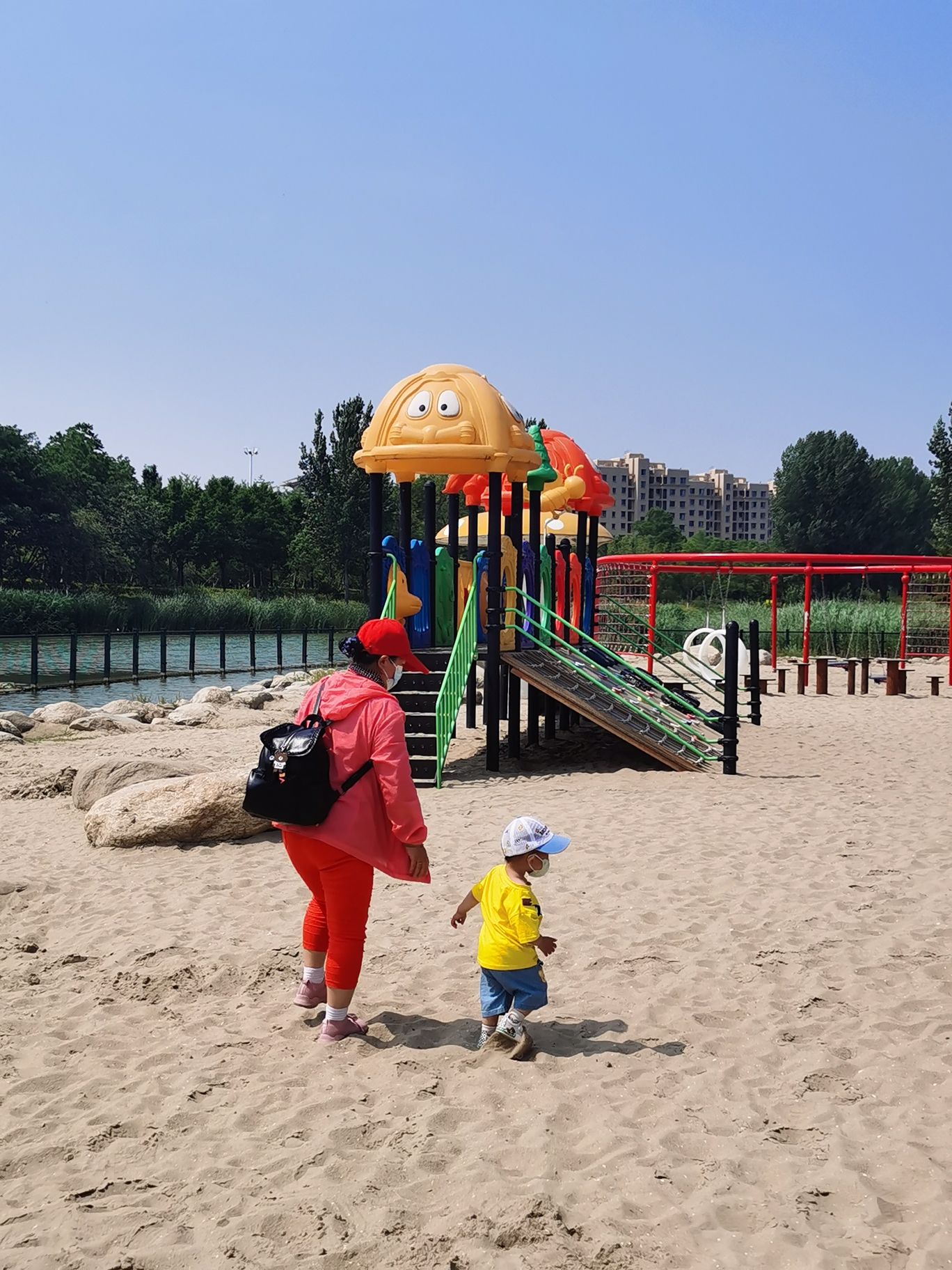 蓼河公园亲水沙滩旅行图片 3