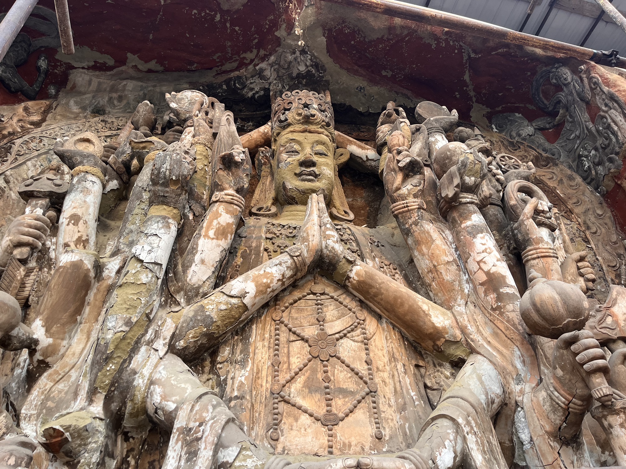 东林寺摩崖造像(装修中)旅行图片 3