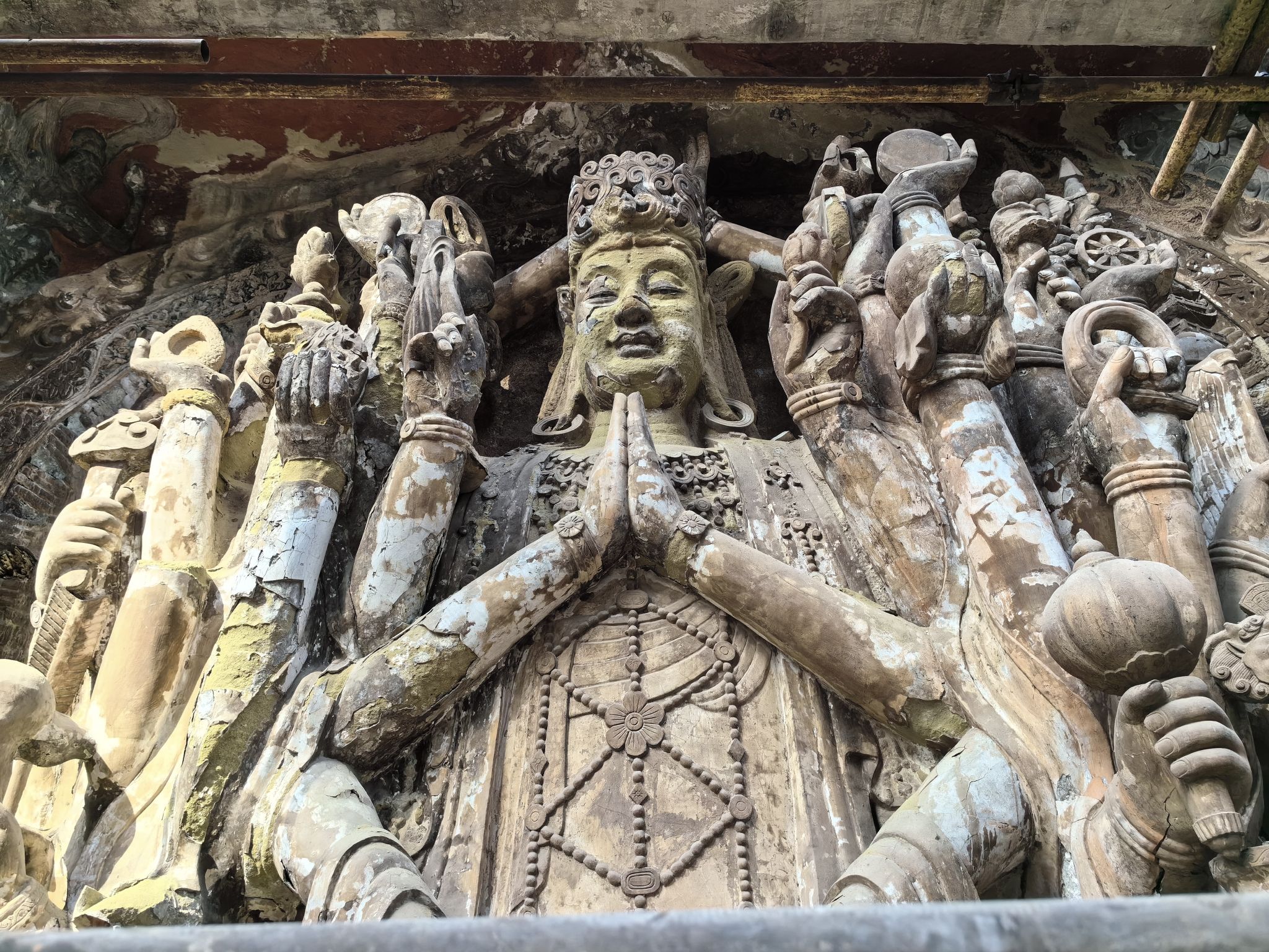 东林寺摩崖造像(装修中)旅行图片 3