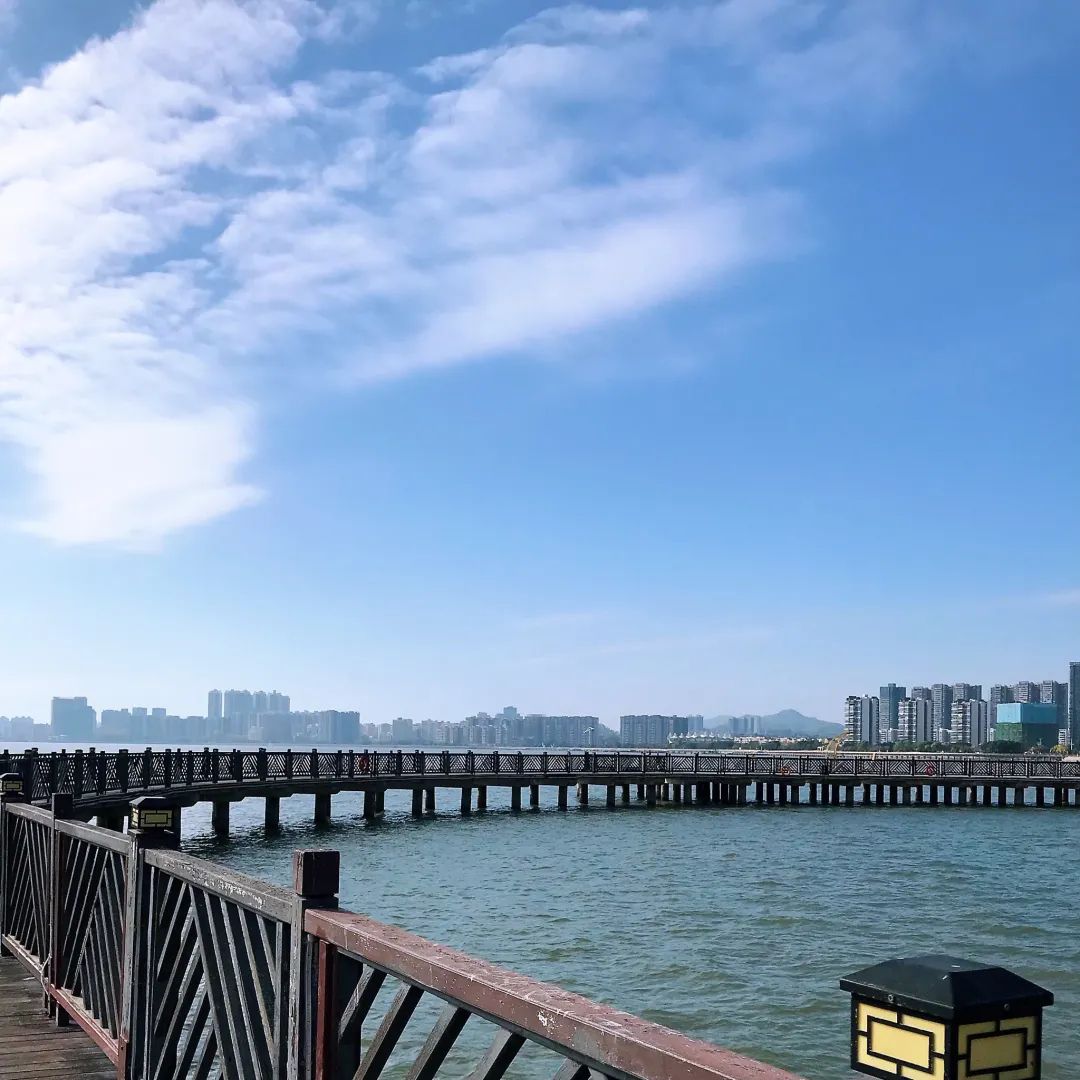 汕尾市品清湖碧道-海上栈道旅行图片 3